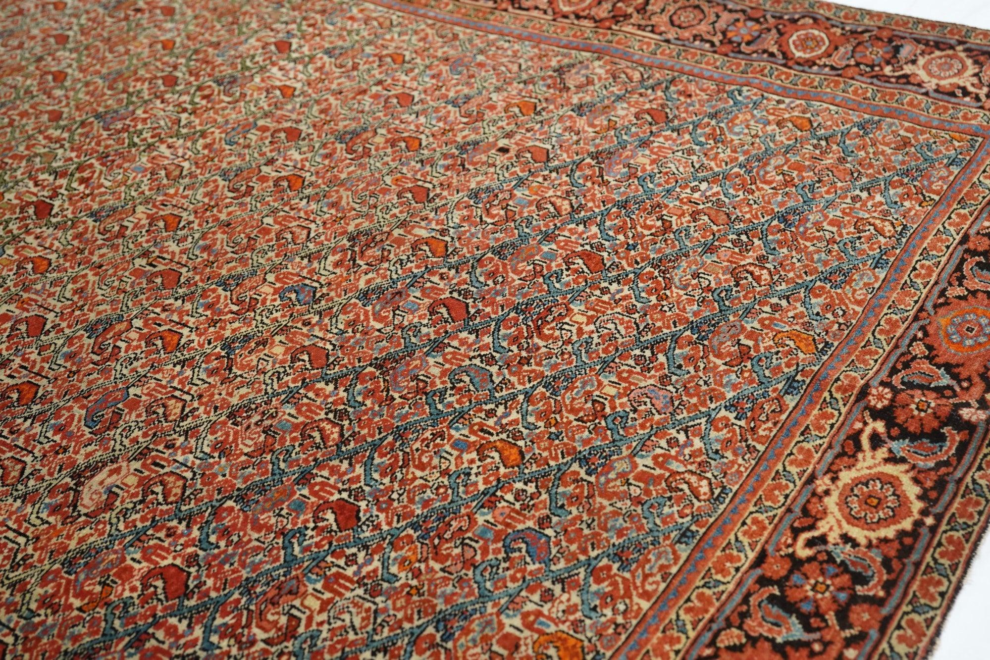 Alfombra Malayer Antigua 4'4'' x 6'2'' Anudado a mano en venta