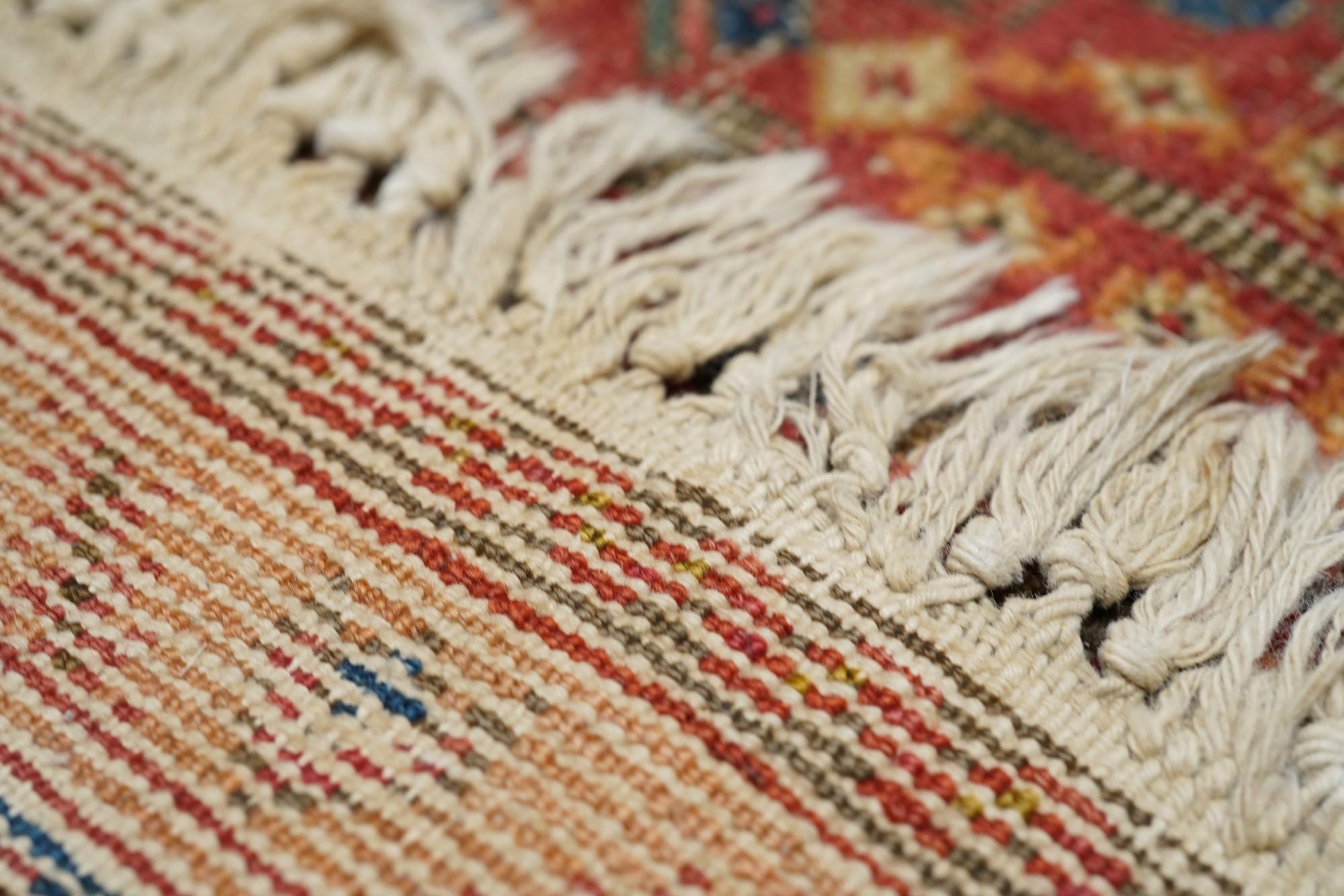 Antique Persian Malayer Shabby Chic Rug 4'6'' x 6'7'' For Sale 7