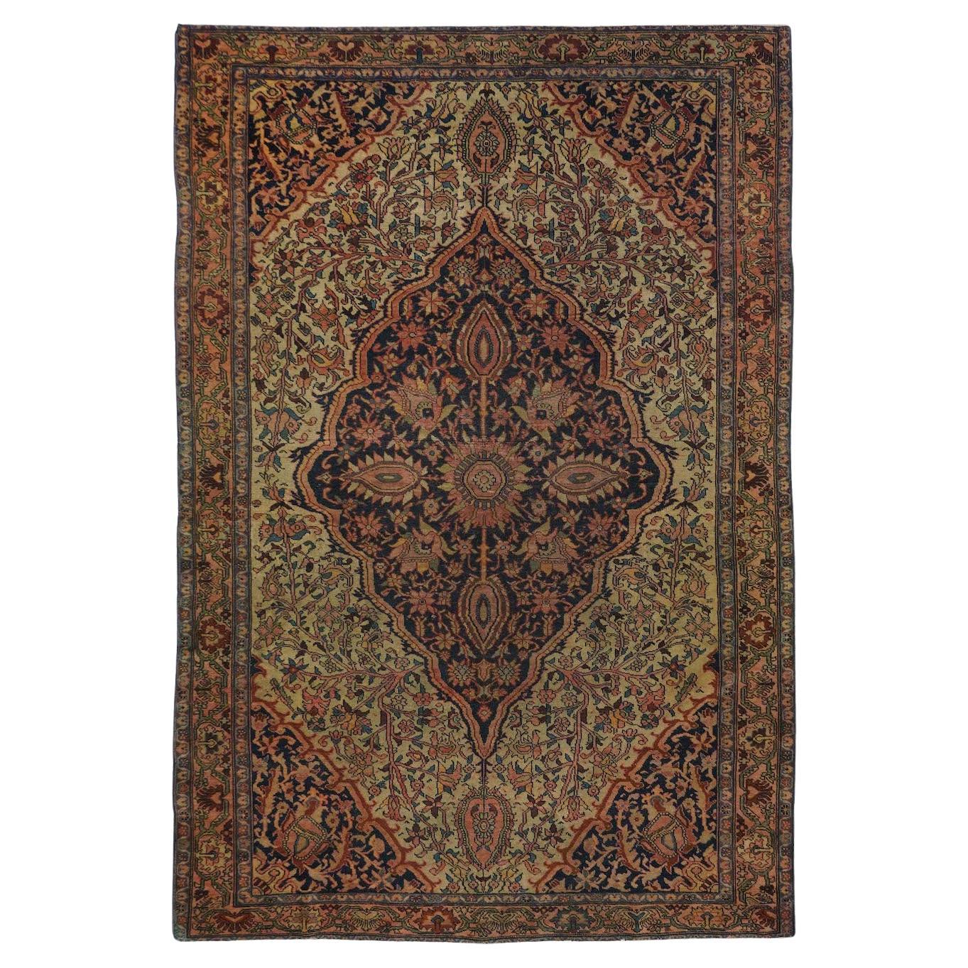 Antique Malayer Rug 4'7'' x 6'8''
