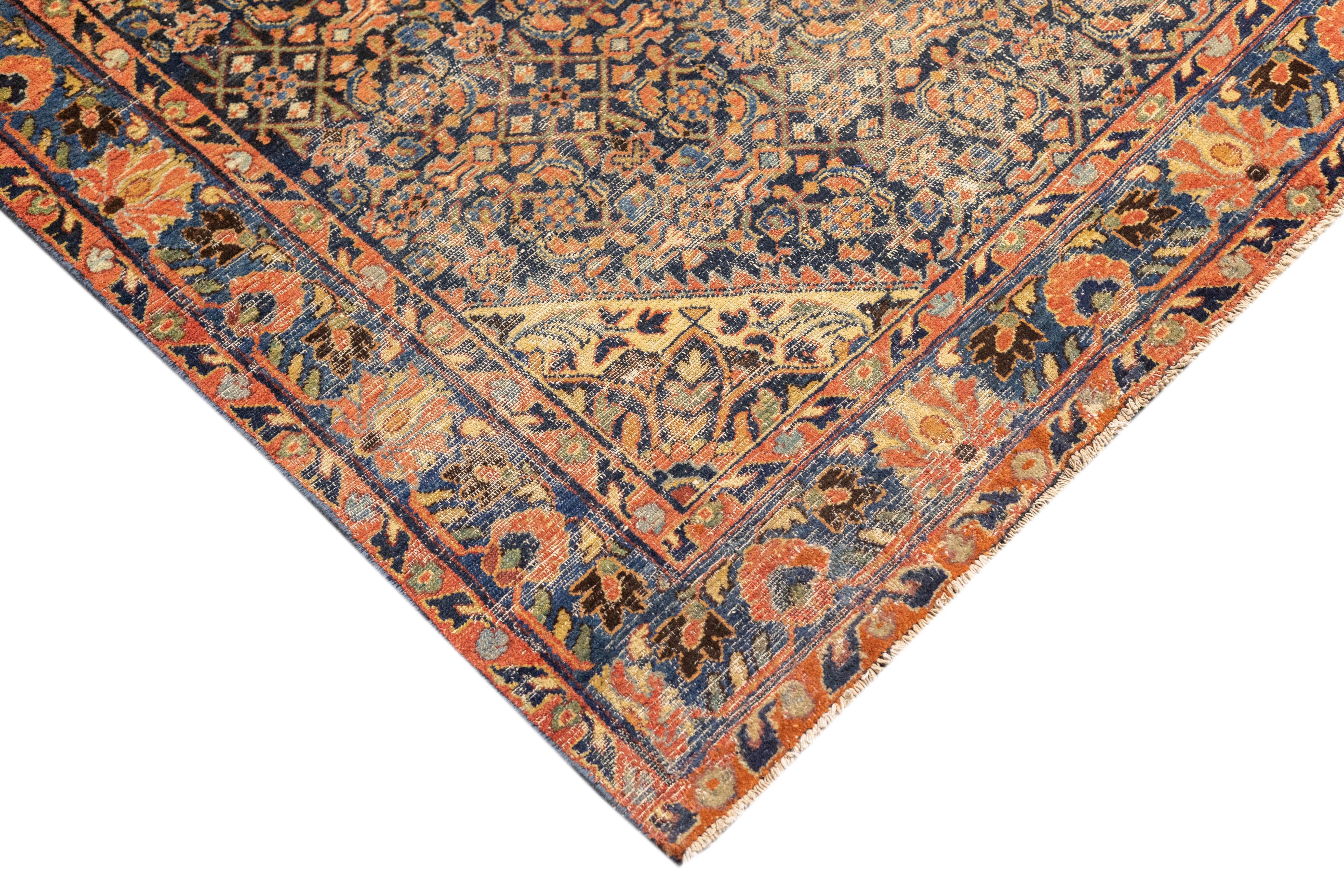 Antiker Malayer-Teppich 4'7'' x 7'0