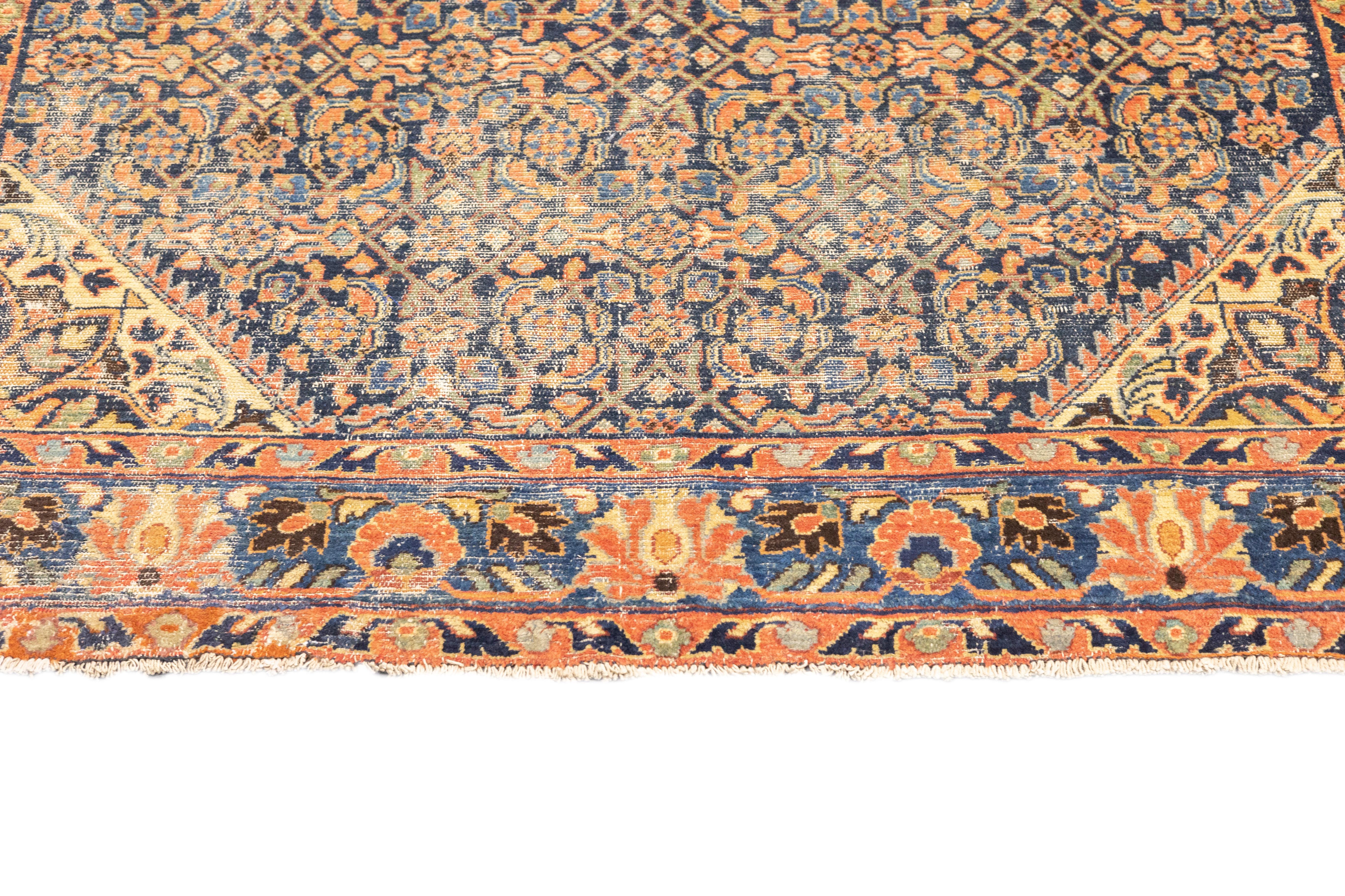 Antiker Malayer-Teppich 4'7'' x 7'0