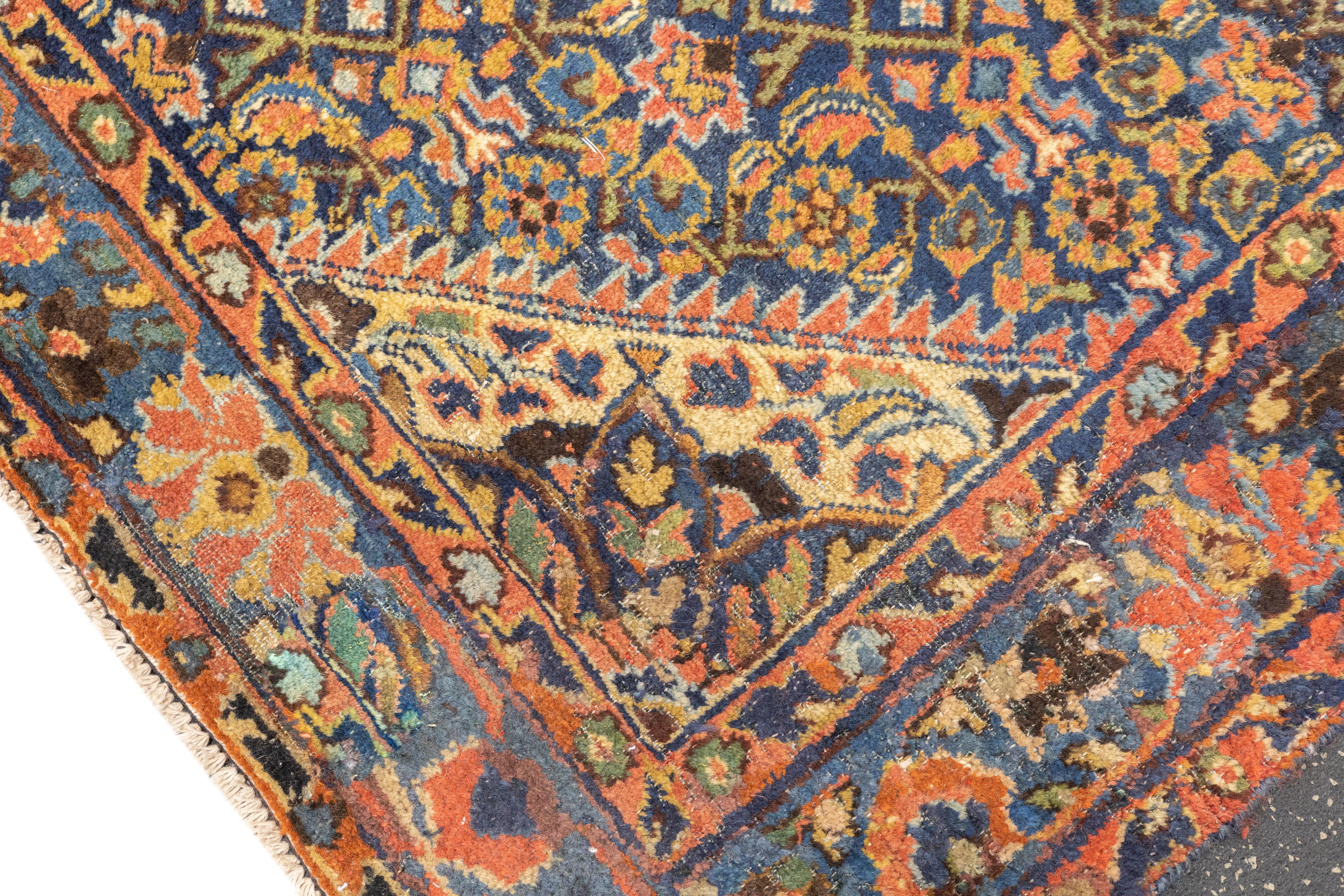 Antiker Malayer-Teppich 4'7'' x 7'0