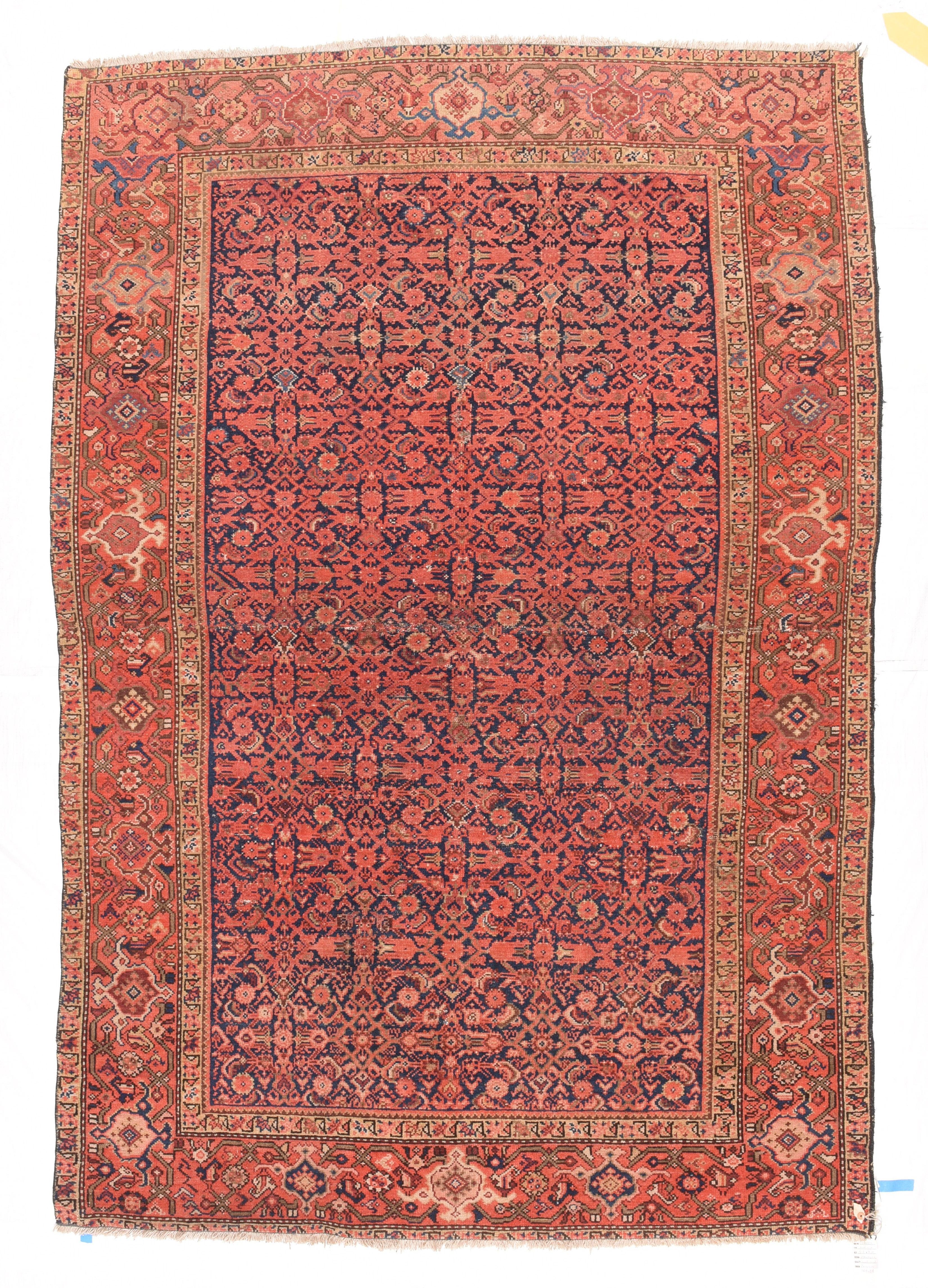 Persian Antique Malayer Rug 5'2'' x 7'11'' For Sale
