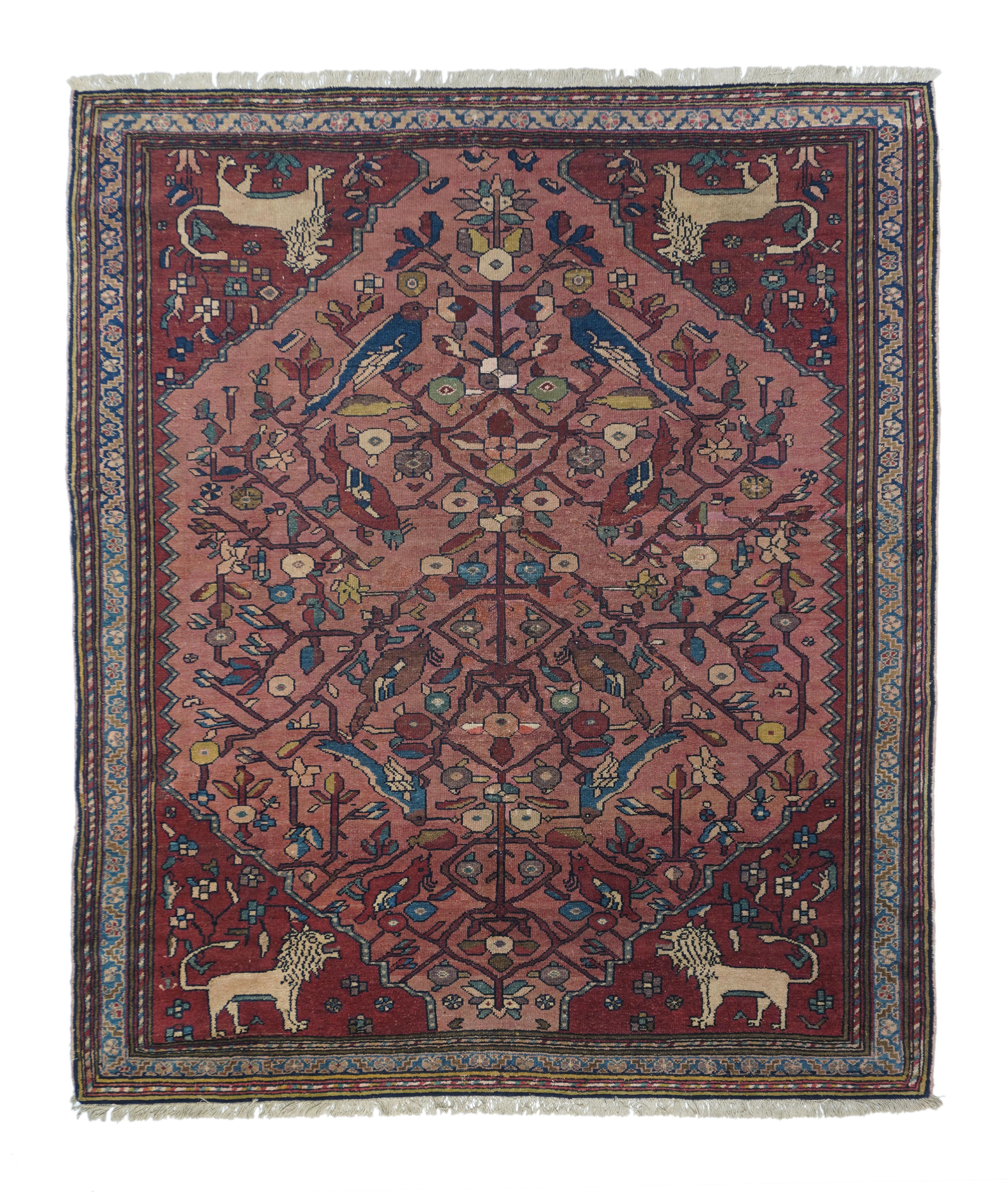 Antique Malayer Rug For Sale