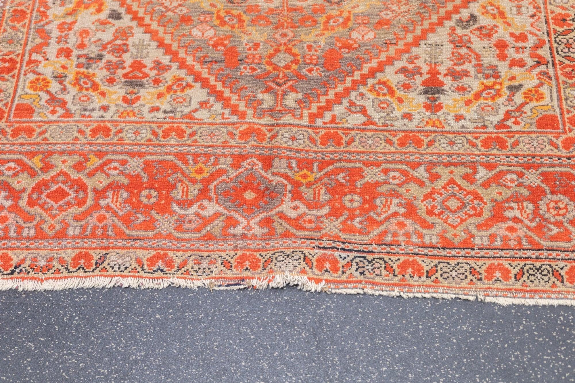Persian Antique Malayer Rug 5'5'' x 9'10'' For Sale