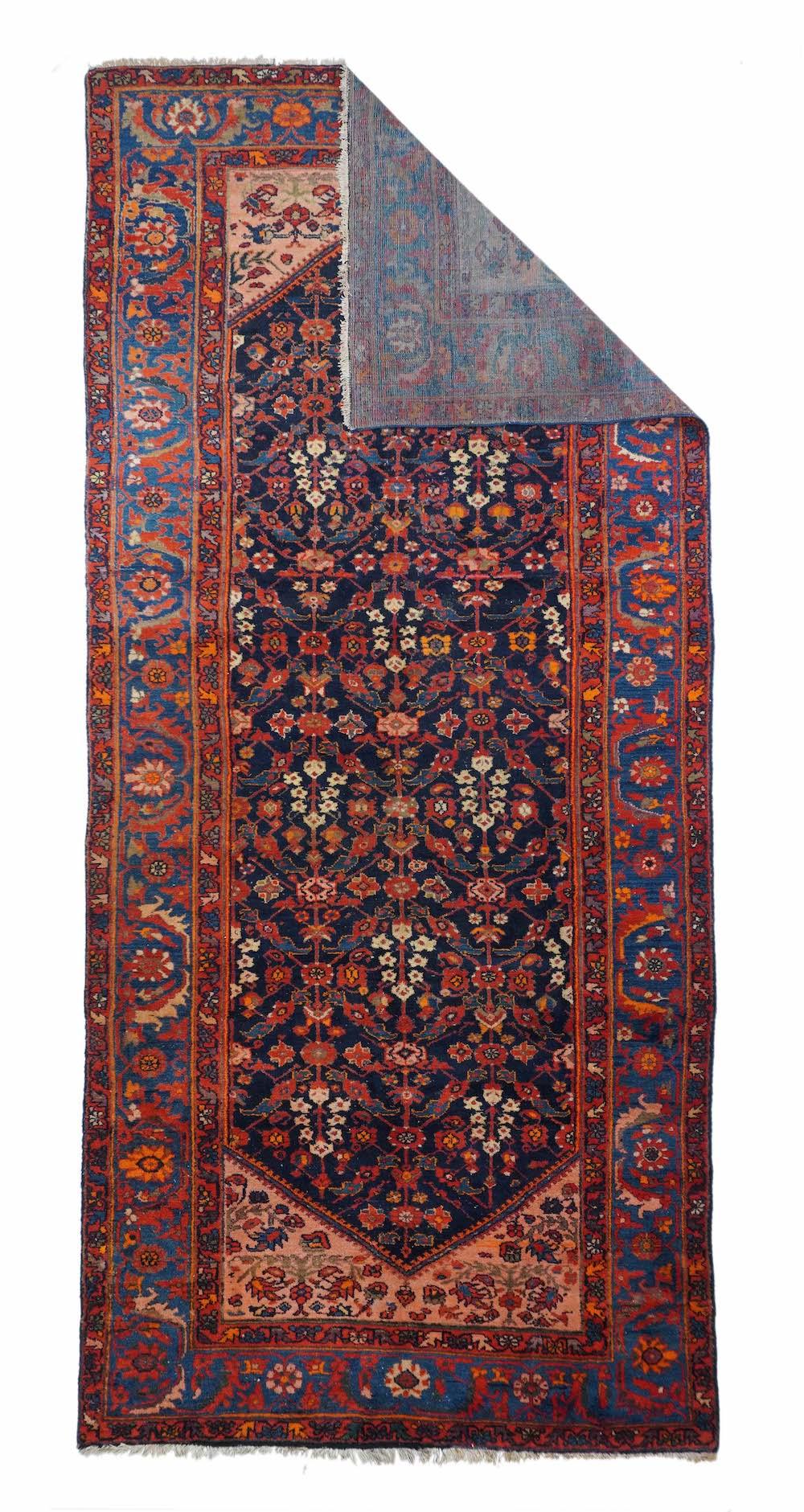 Tappeto antico Malayer 5'9'' x 12'10''.