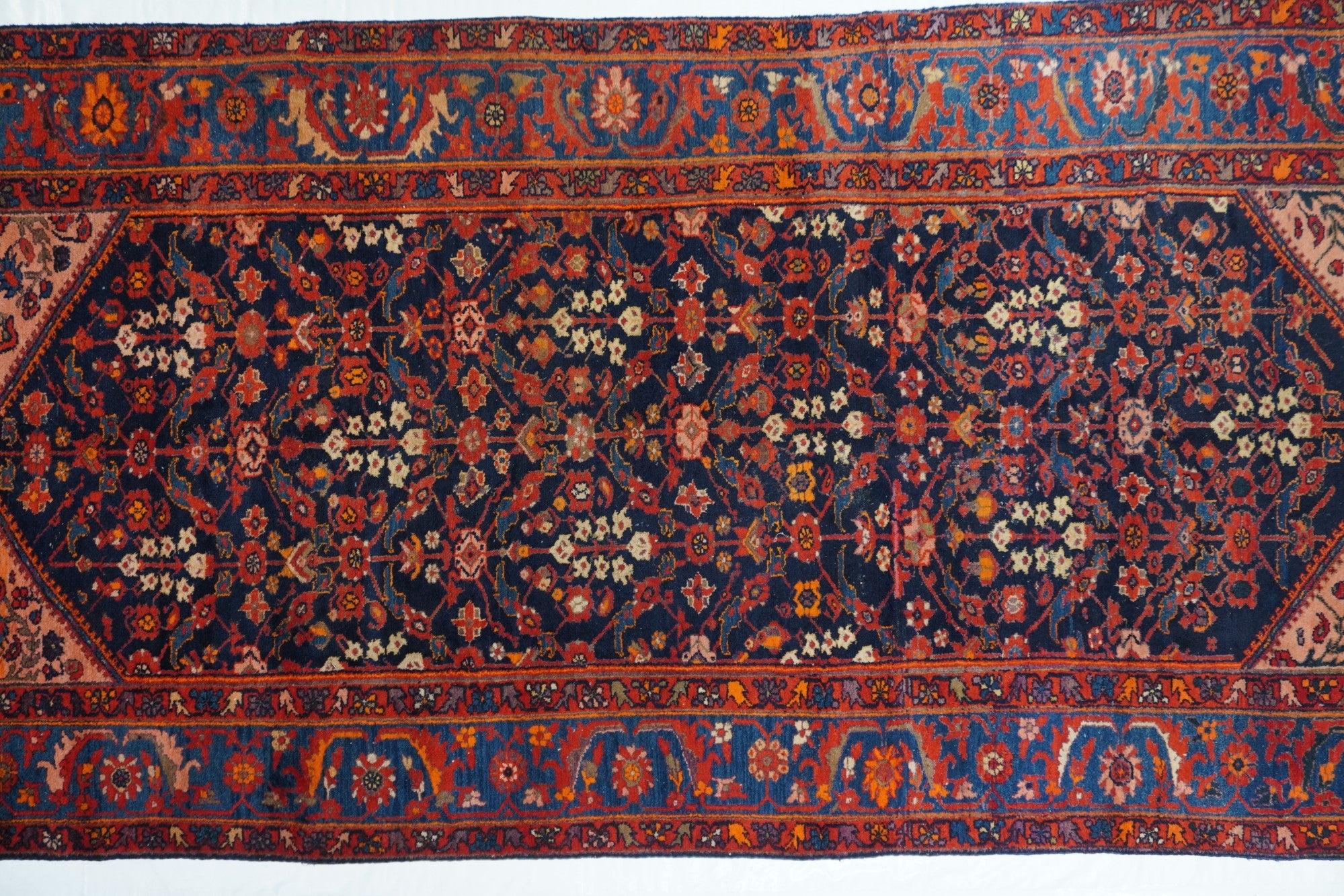 Persiano Tappeto Malayer antico 5'9'' x 12'10'' in vendita