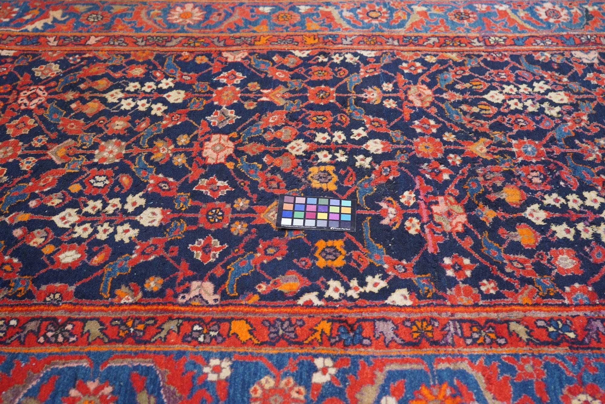Lana Tappeto Malayer antico 5'9'' x 12'10'' in vendita