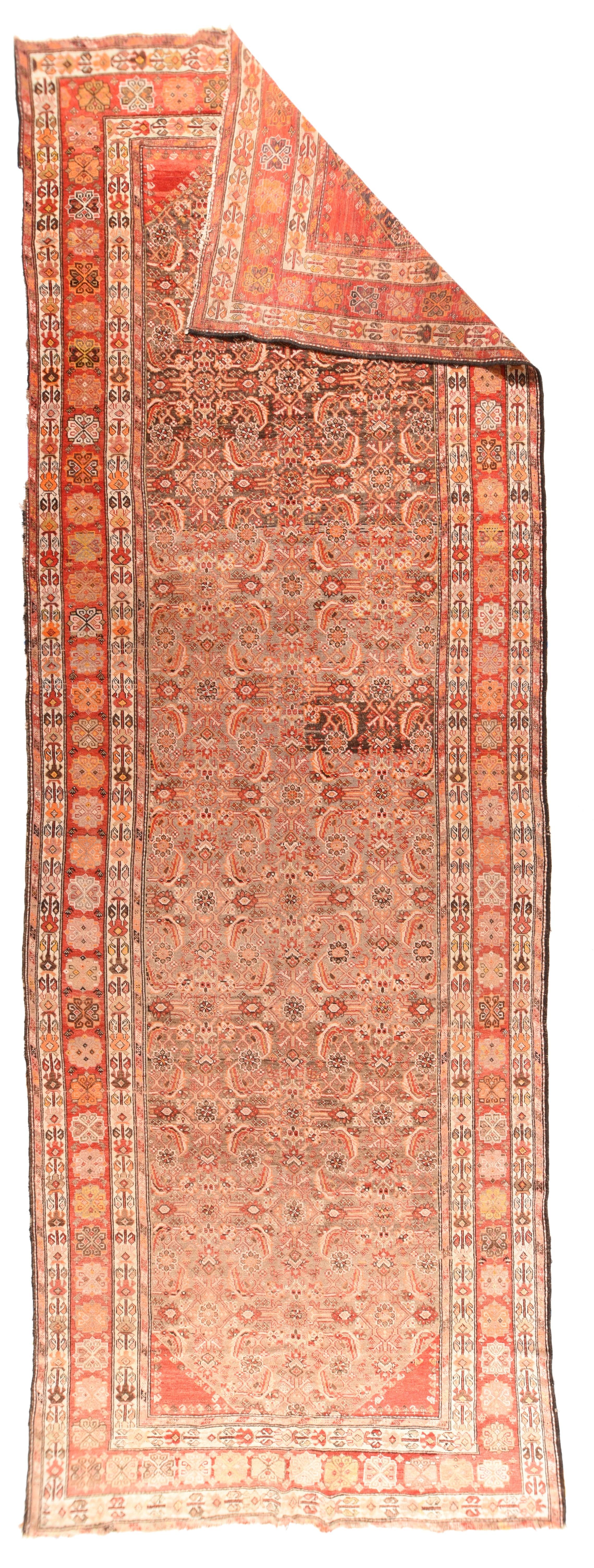 Persiano Tappeto antico Malayer 6'10'' x 19'6'' in vendita