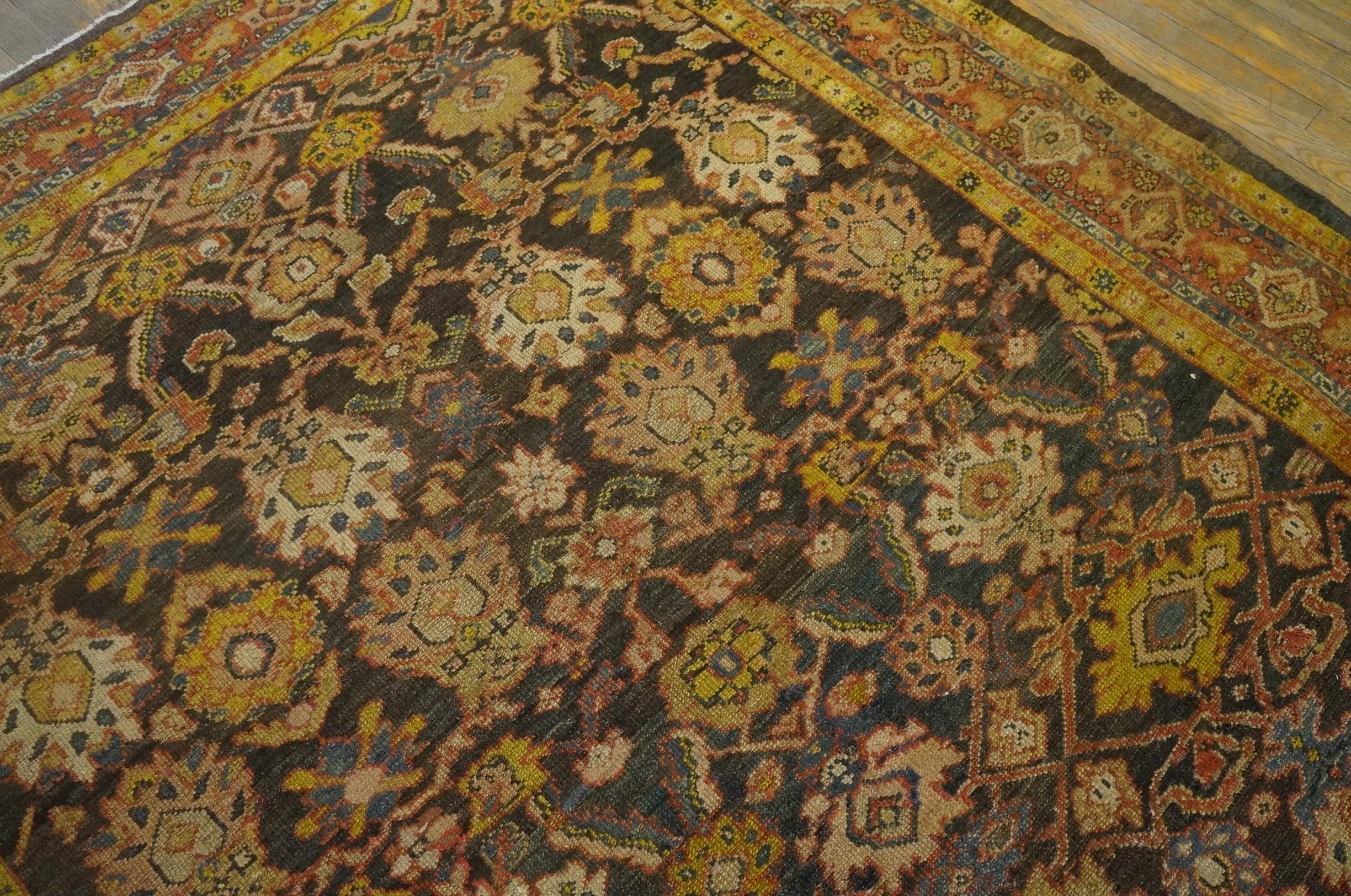 Late 19th Century Persian Malayer Carpet ( 6'2