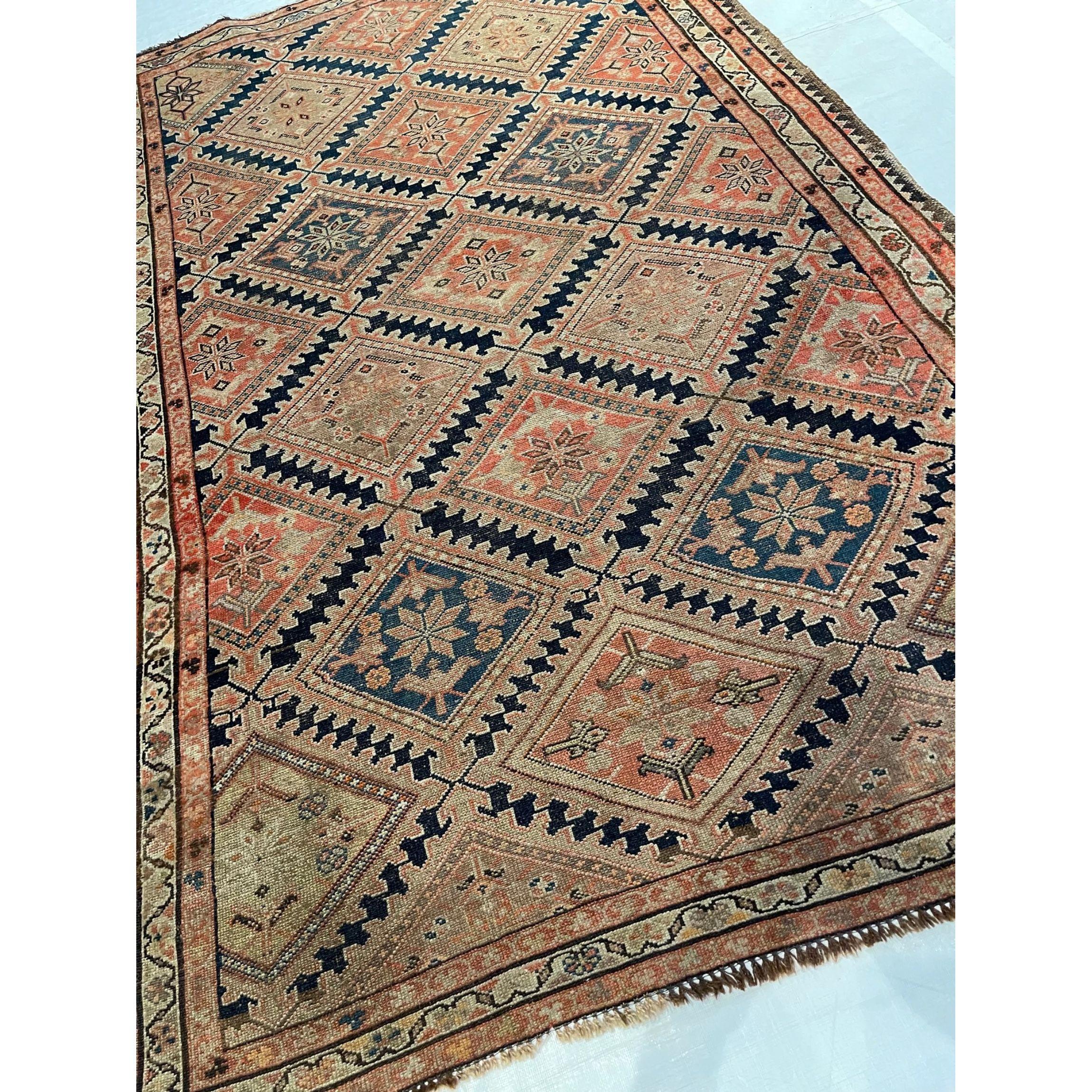 Antiker Malayer Teppich 6.6x4.2 (Sonstiges) im Angebot