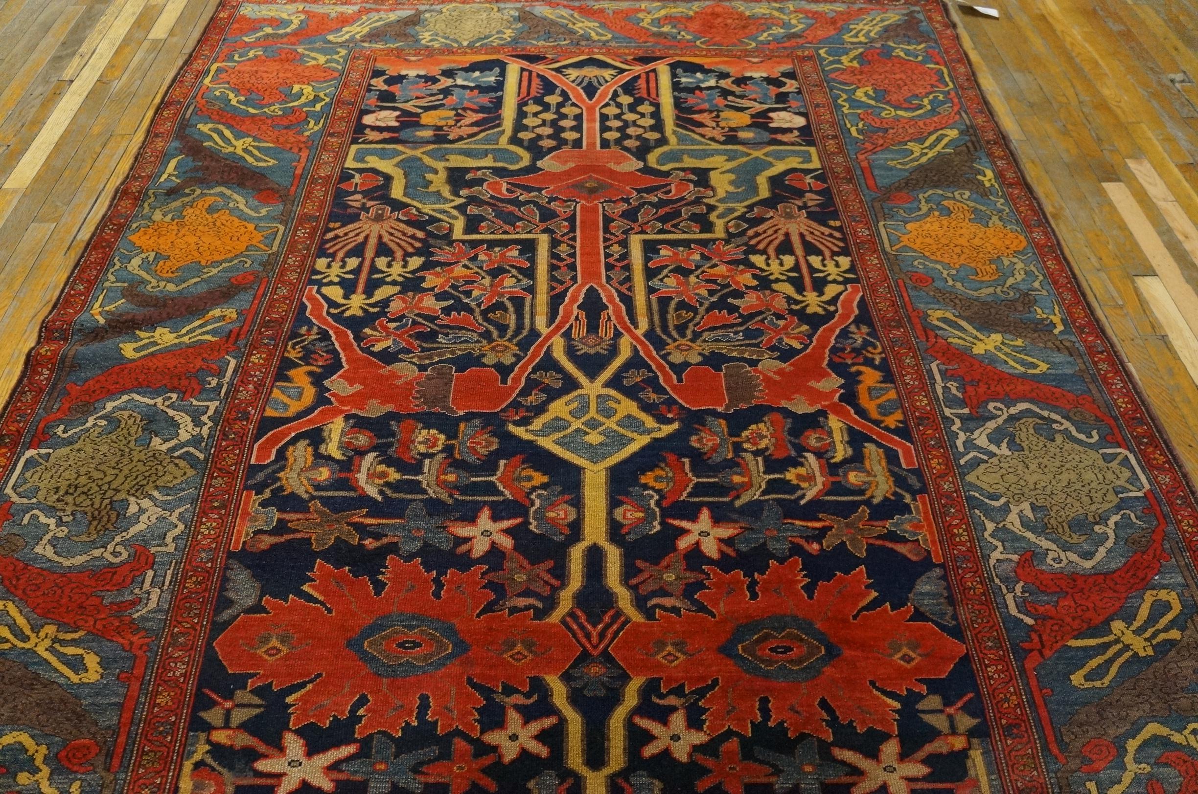Wool Late 19th Century Persian Malayer Carpet ( 7' x 13'10