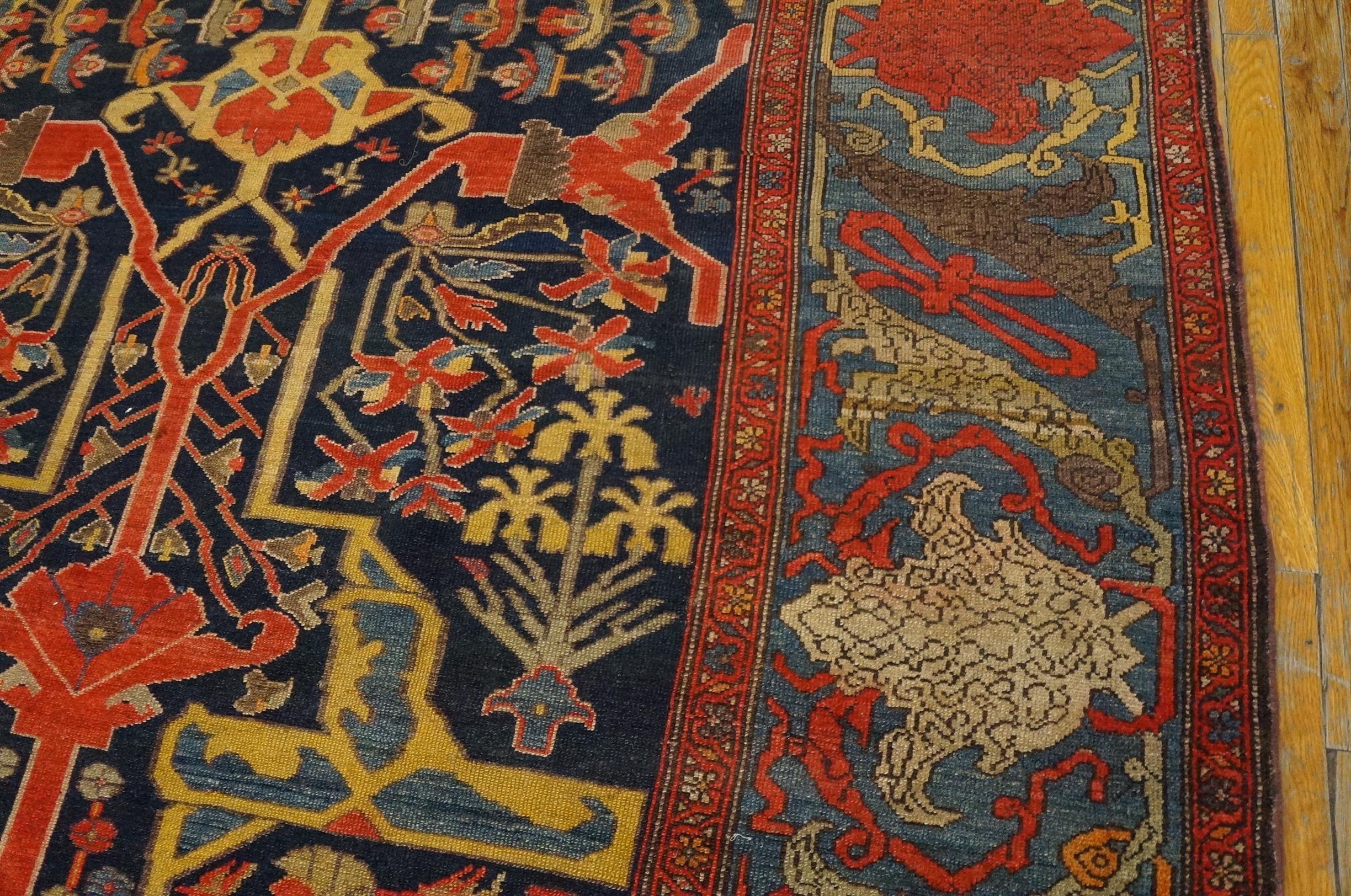 Late 19th Century Persian Malayer Carpet ( 7' x 13'10