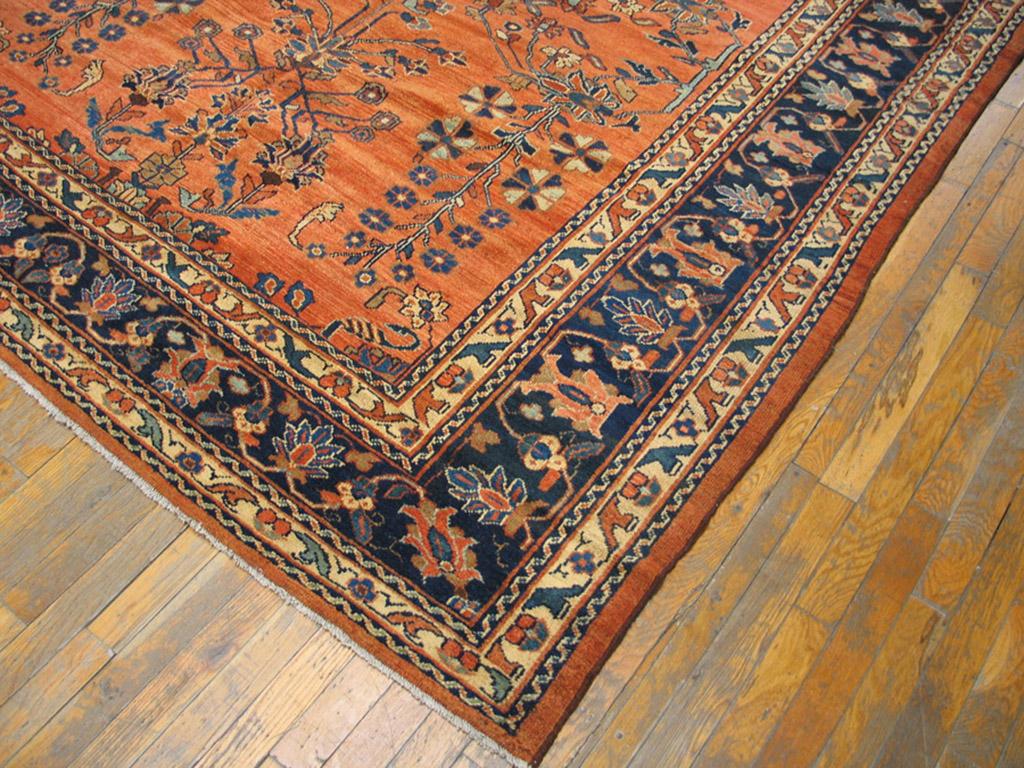 1920s Persian Malayer Carpet ( 7'2