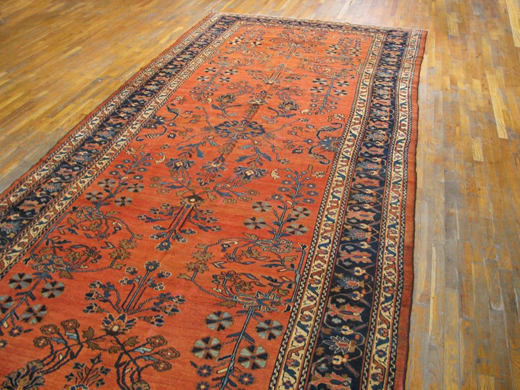 Early 20th Century 1920s Persian Malayer Carpet ( 7'2