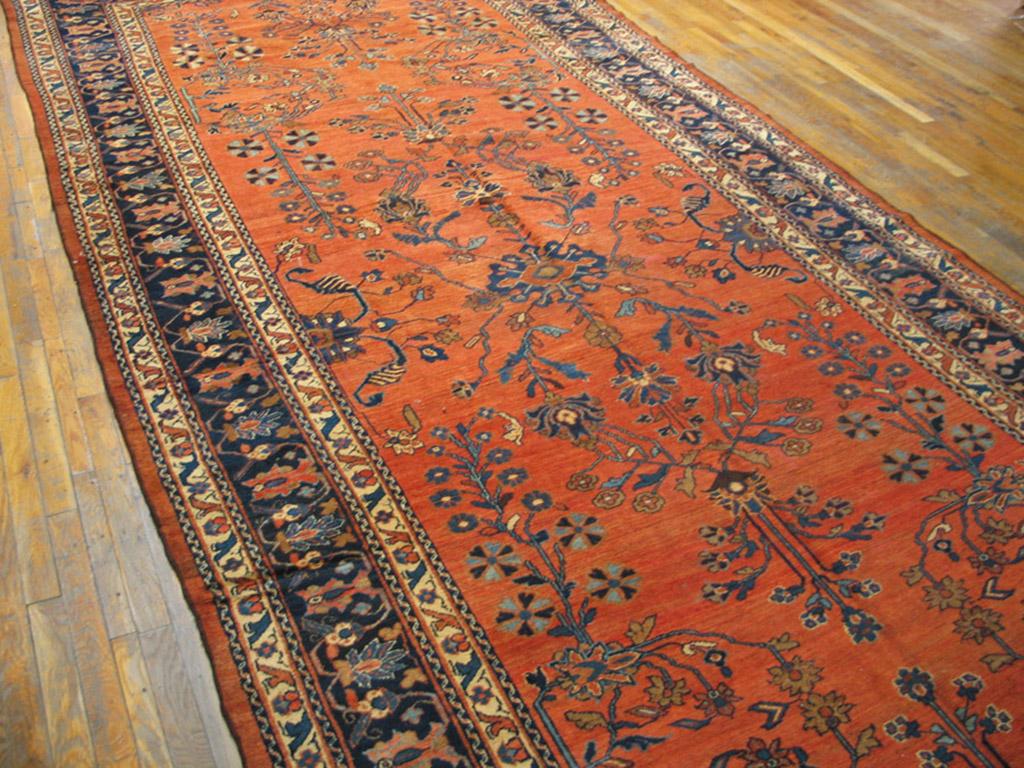 Wool 1920s Persian Malayer Carpet ( 7'2