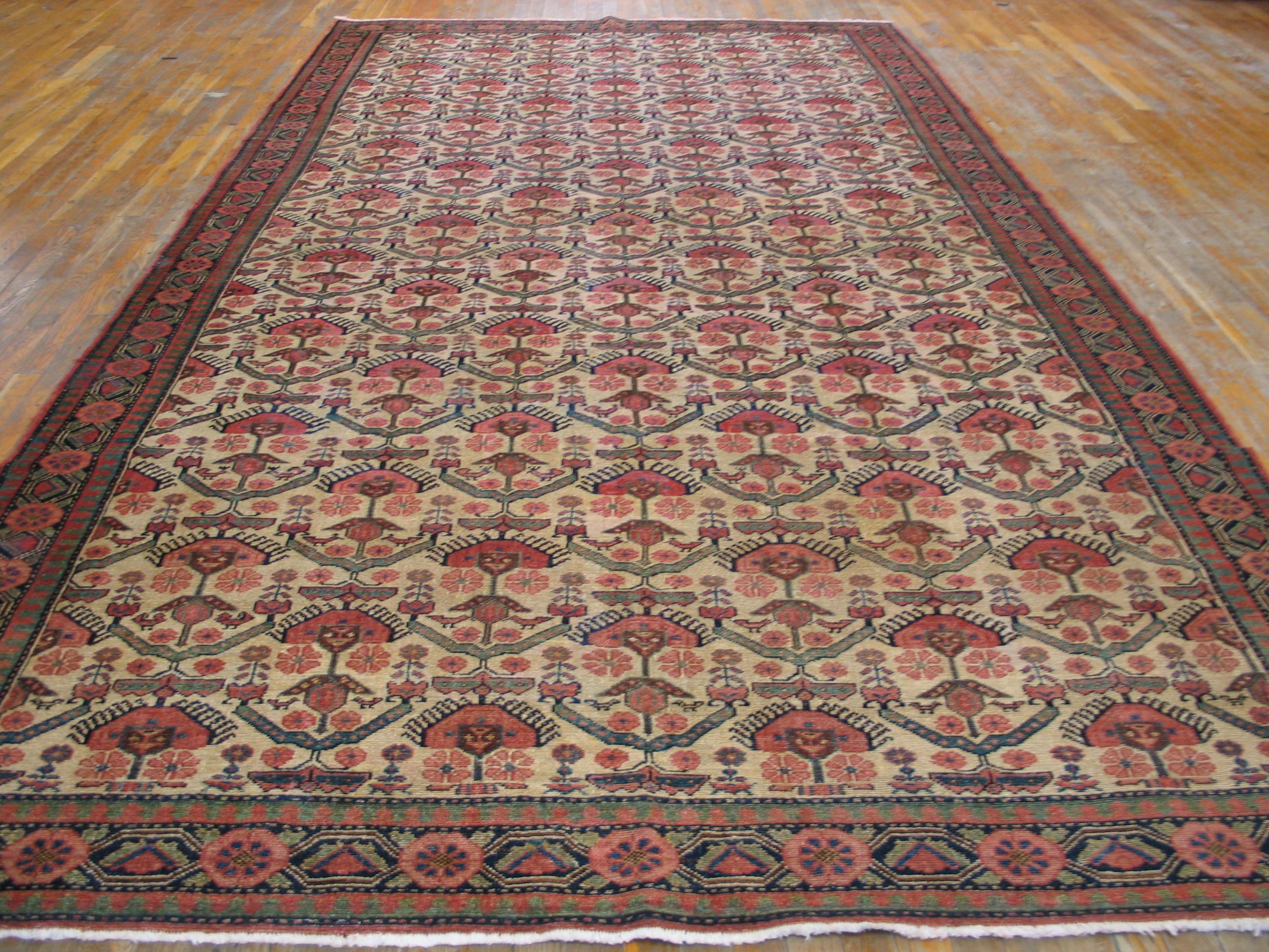 19th Century Persian Malayer Carpet ( 7'3