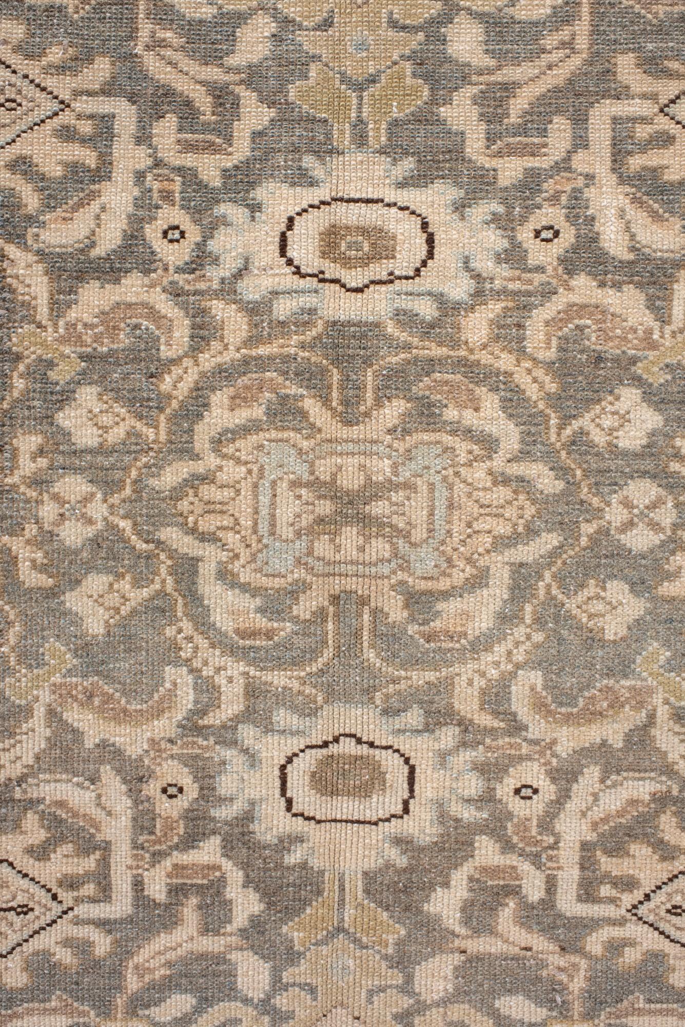 Noué à la main Tapis antique Malayer en vente