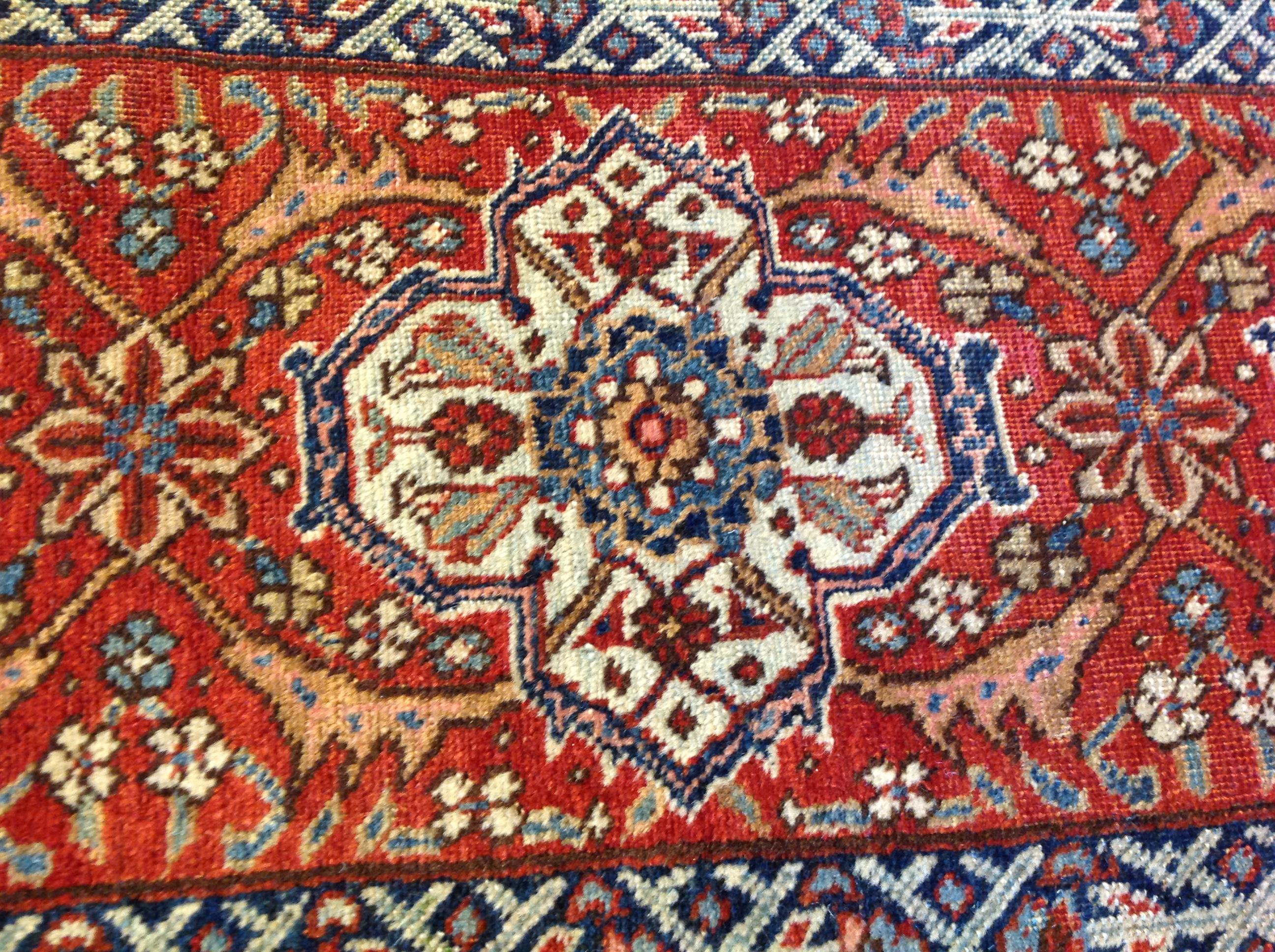 Antique Malayer Rug In Good Condition For Sale In West Hollywood, CA