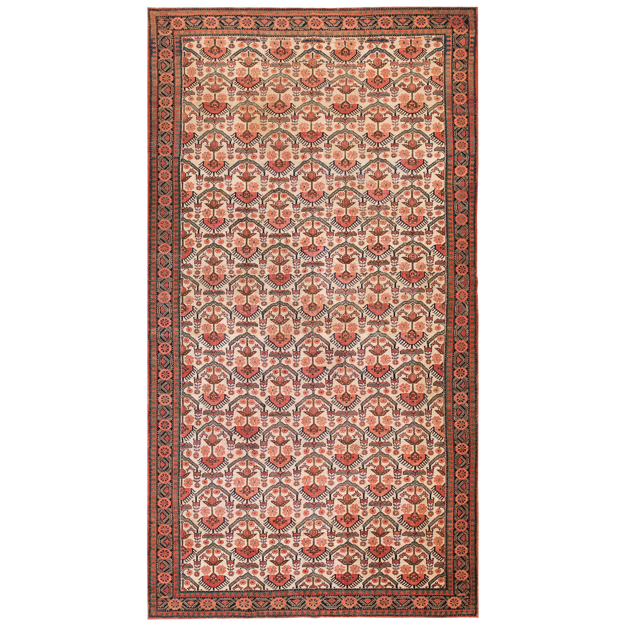 Tappeto persiano Malayer del XIX secolo ( 7'3" x 13'9" - 221 x 419 )
