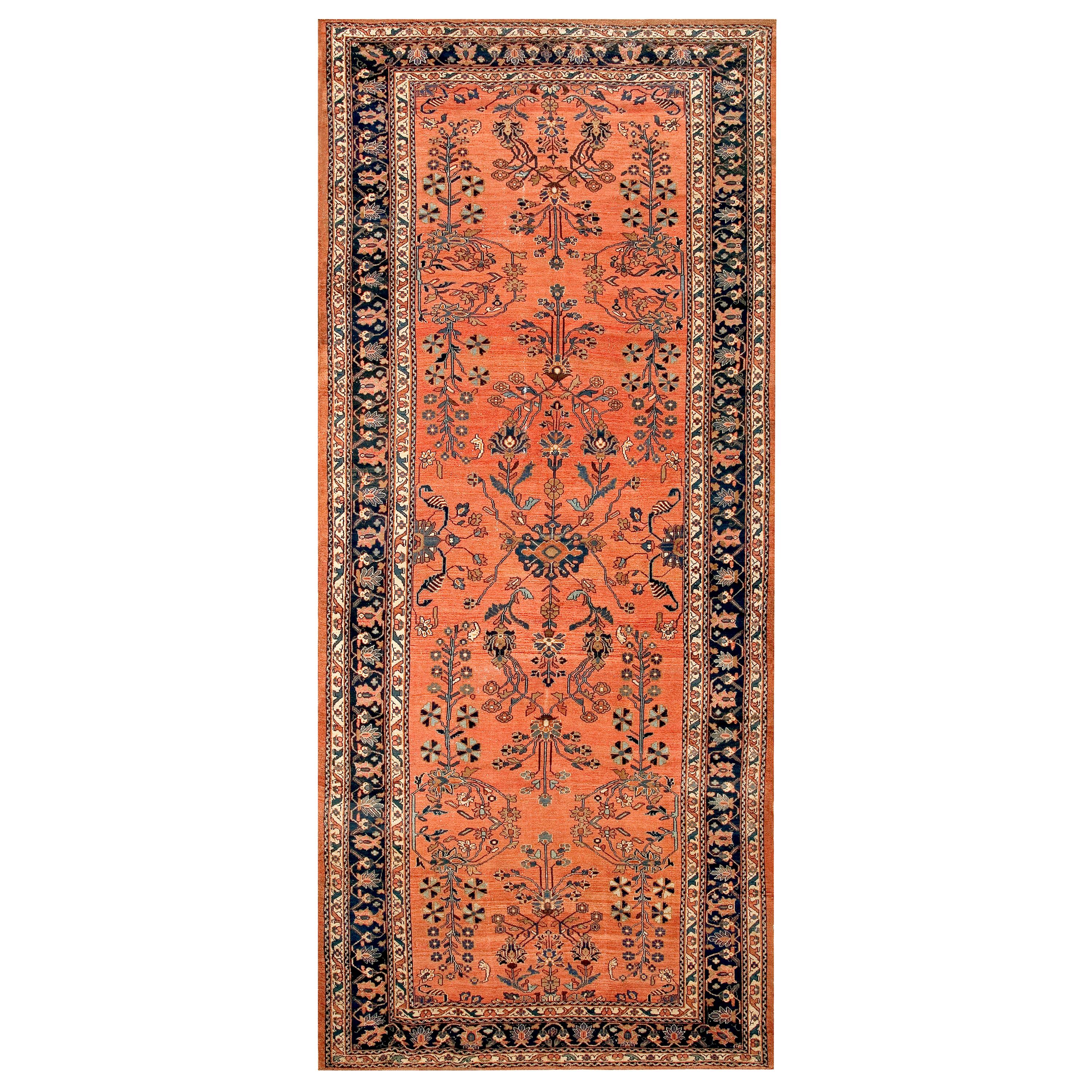 1920s Persian Malayer Carpet ( 7'2" x 16'6" - 218 x 513 )  For Sale