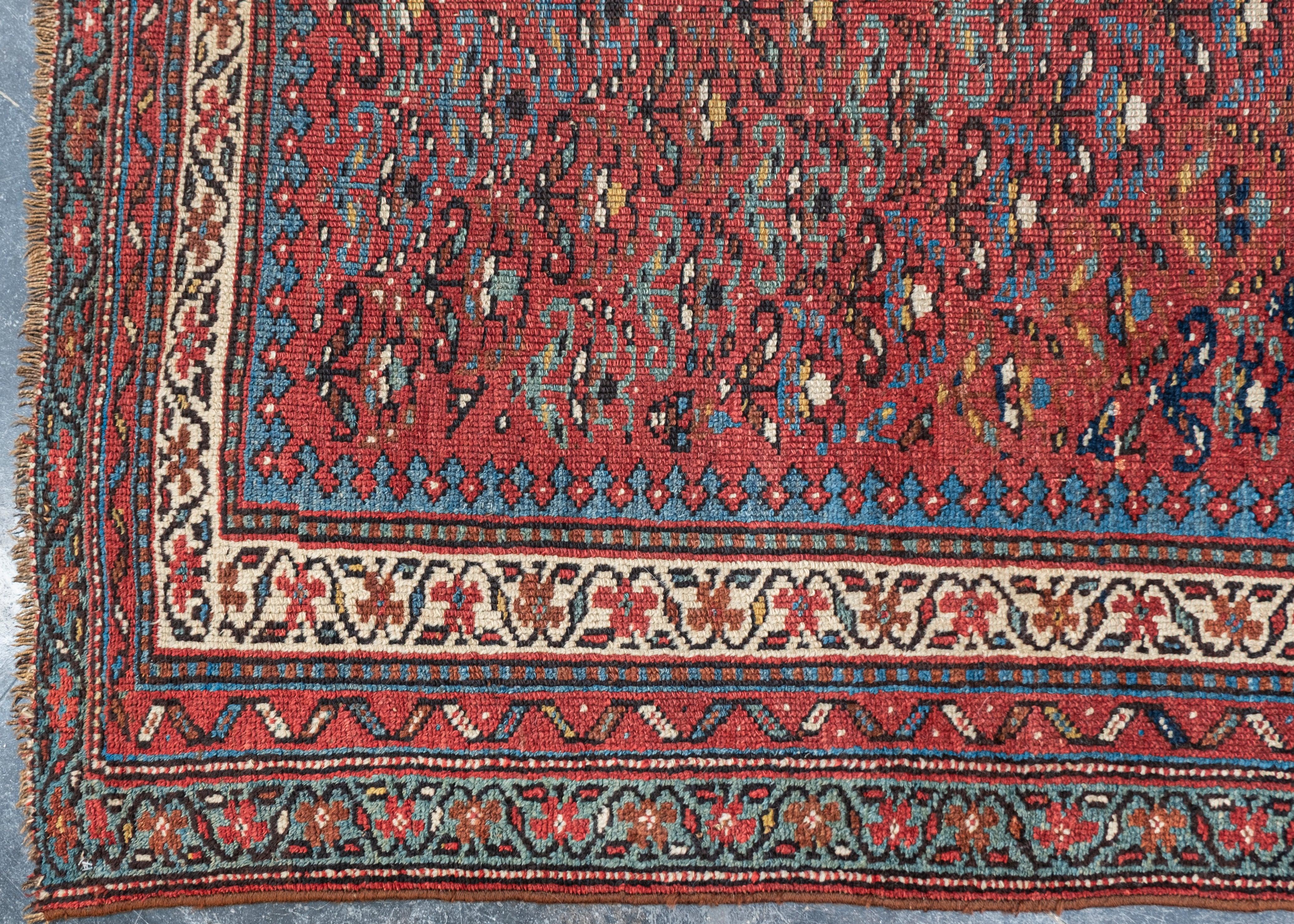Antique Malayer Rug Oriental Handmade 5'4