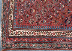Antique Malayer Rug Oriental Handmade 5'4" x 15' #NT-01
