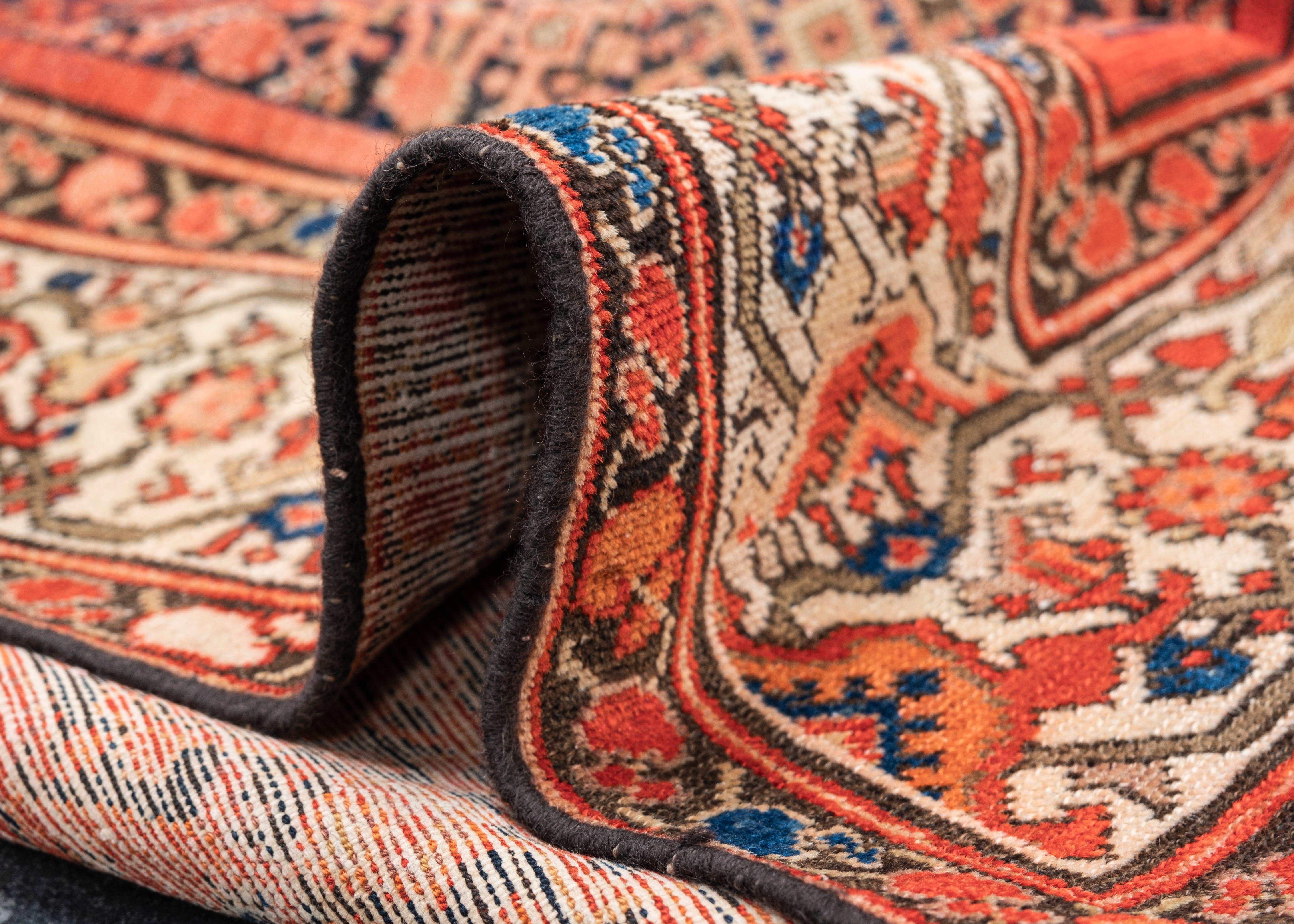 Noué à la main Tapis Malayer oriental fait main 6'5