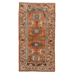 Antique Malayer Rug with a Dragon Design