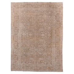 Antique Malayer Rug with Soft Simple Palette