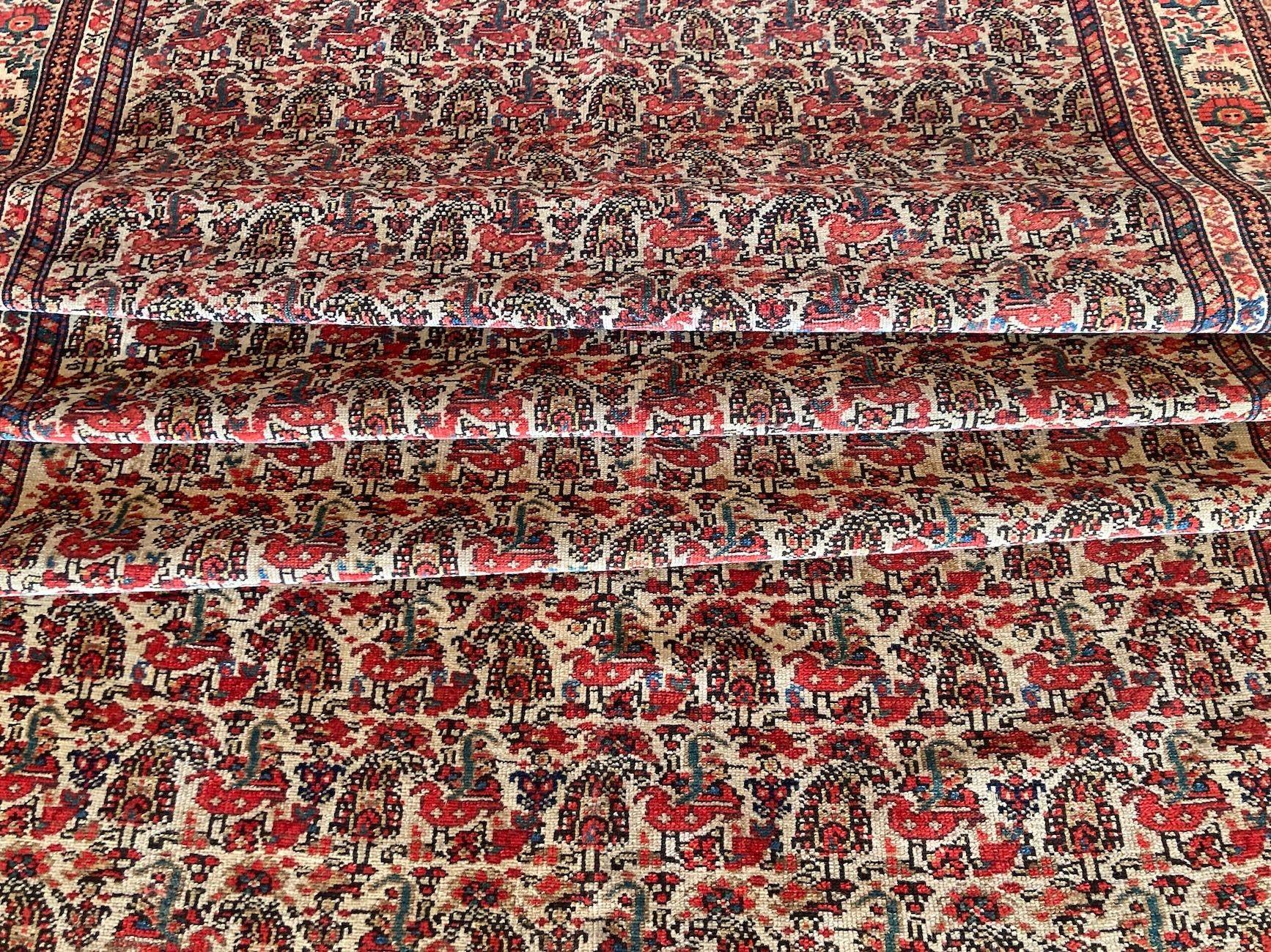 Antiker Malayer Läufer 2.86m X 1.38m im Angebot 9