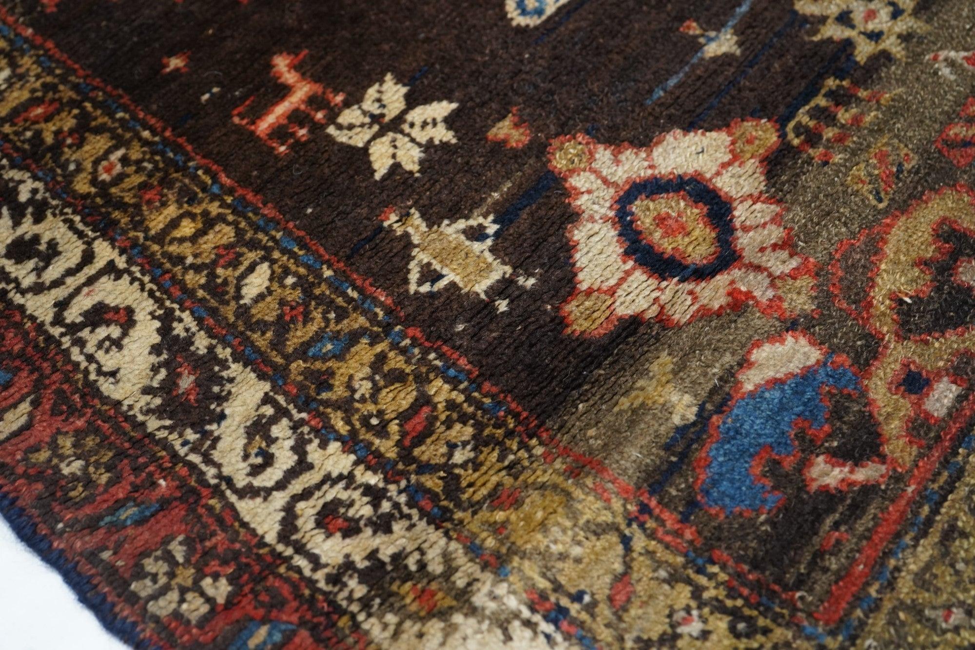 Tapis de couloir Malayer ancien de 3'10'' x 11'0