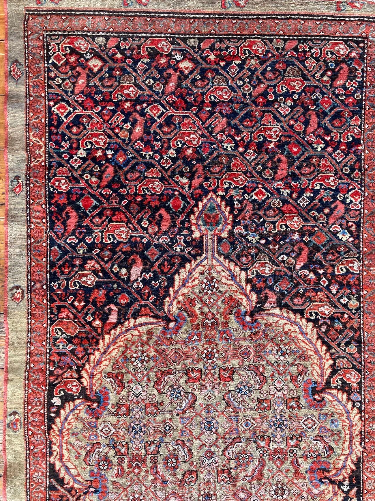 Antique Malayer Runner 4.25m x 0.96m For Sale 6