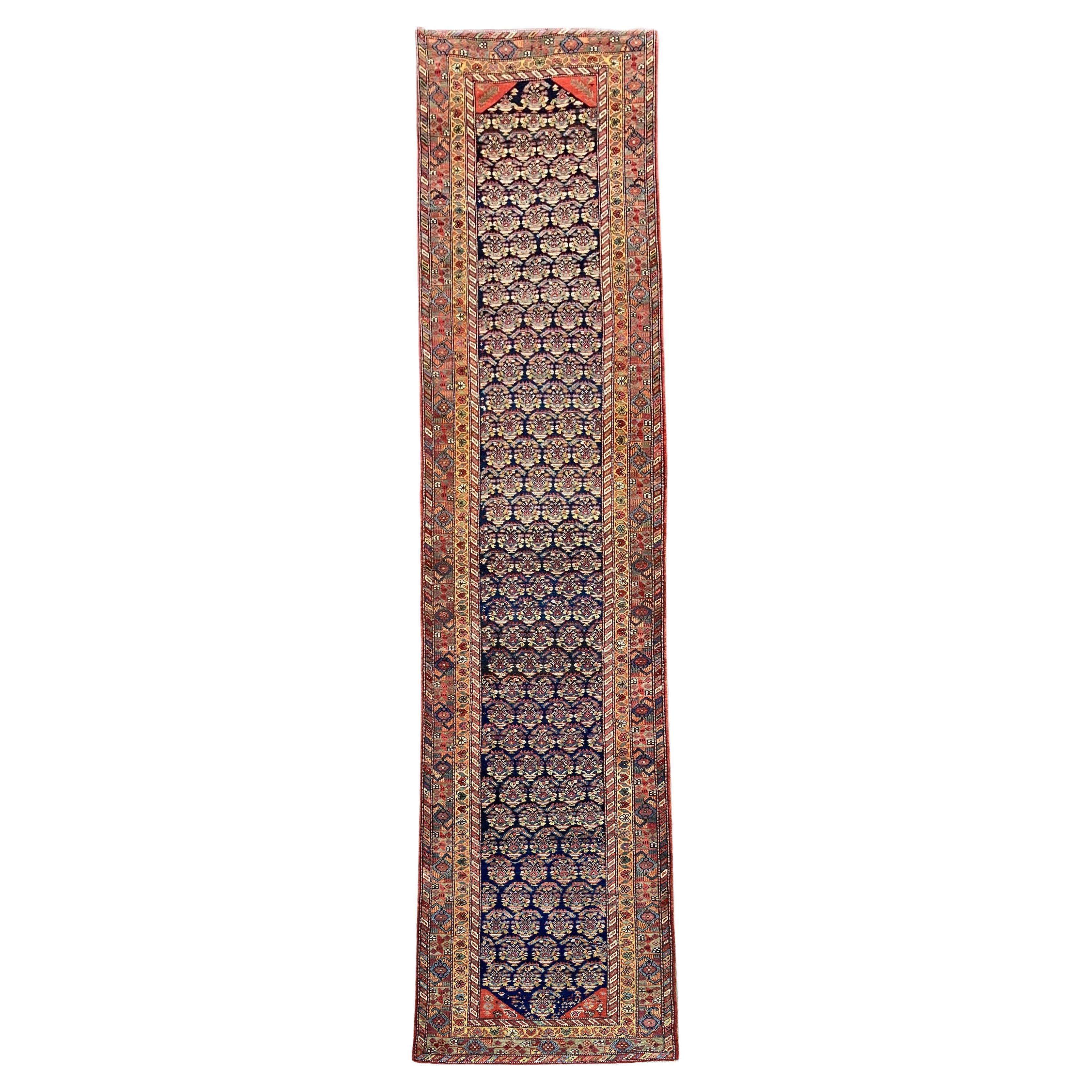 Antiker Malayer-Läufer, 4,96 m x 1,10 m