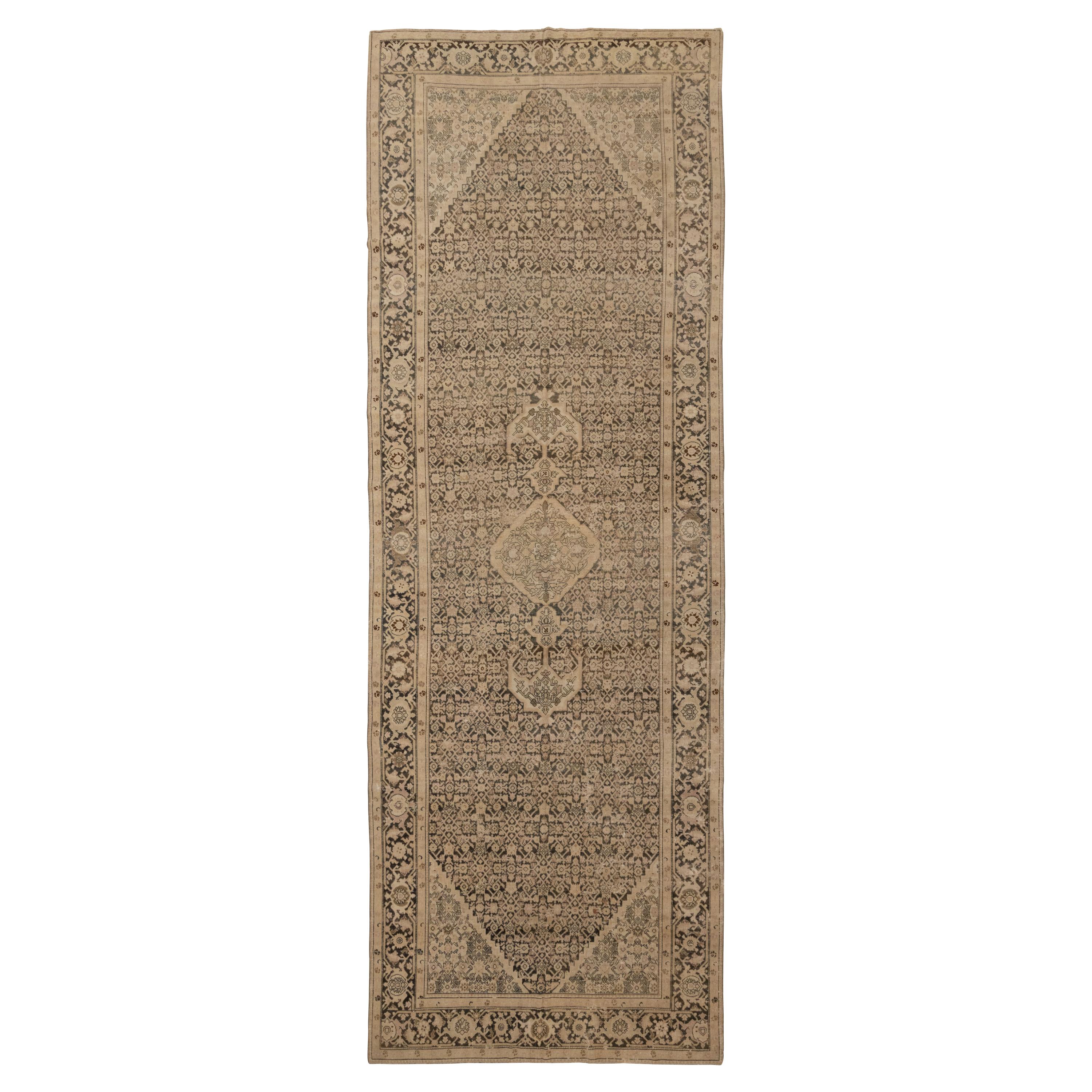 Antique Malayer Runner, circa 1880s For Sale