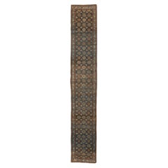 Tapis de couloir Malayer ancien, vers 1900