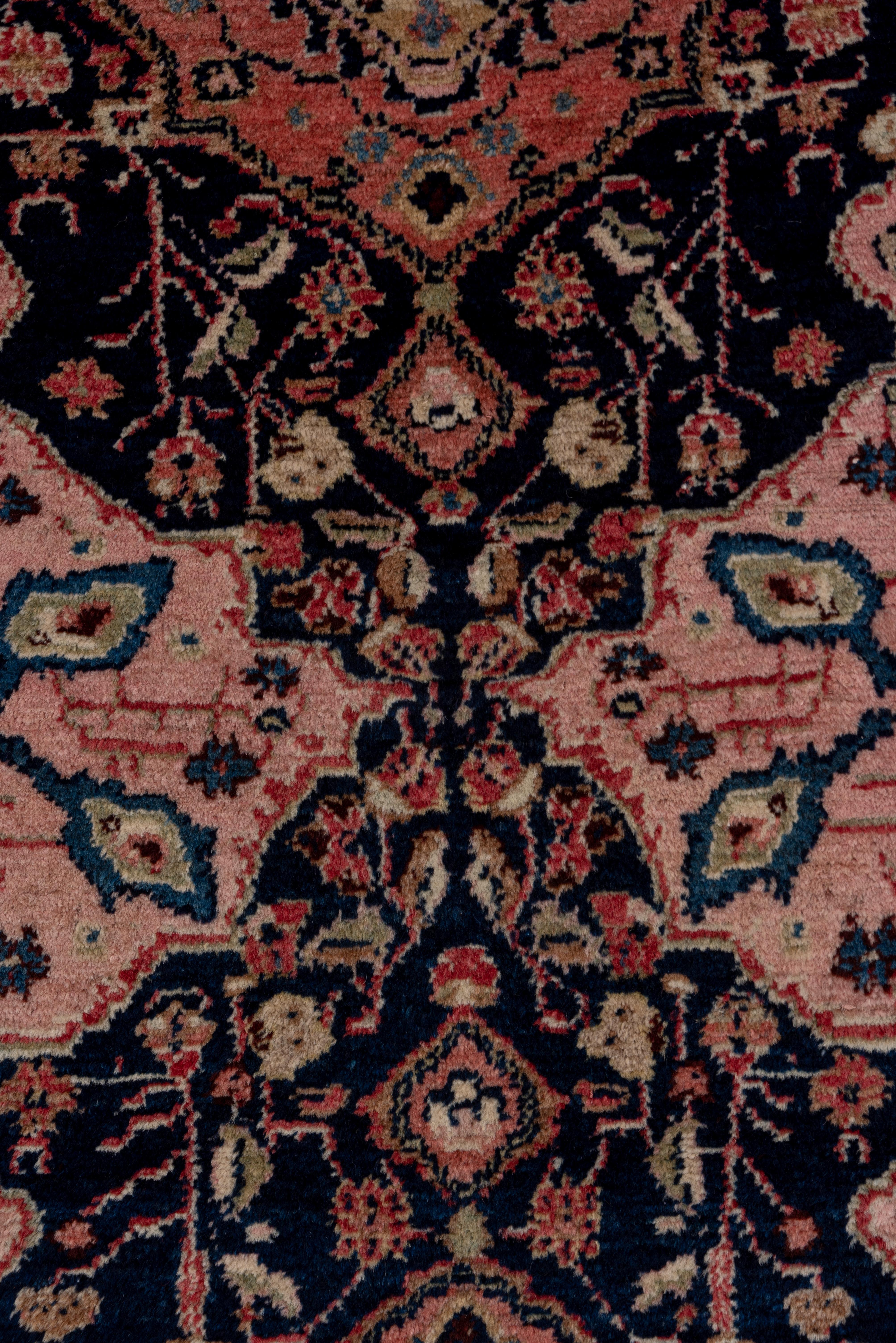 Persian Antique Malayer Runner, Pink Field For Sale