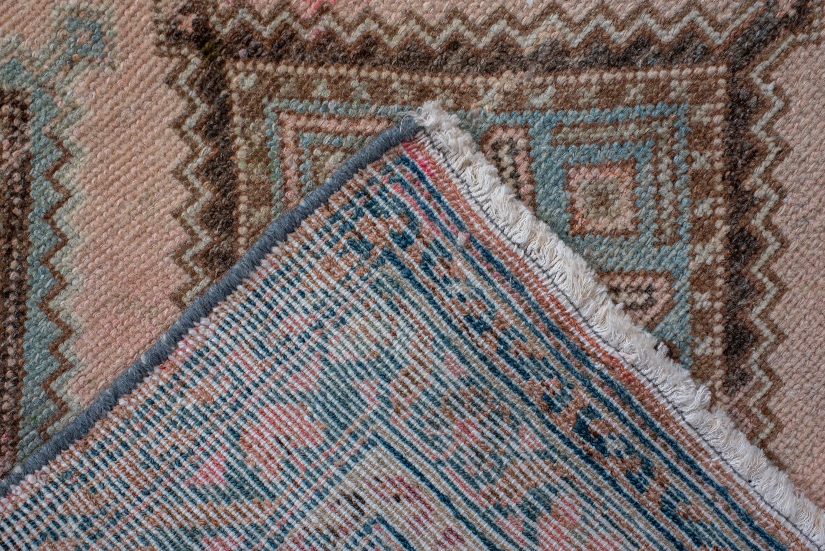 20th Century Antique Malayer Runner with Beige Field and Diamond Palmettes  For Sale
