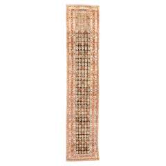 Antique Malayer Runner with Charming Floral Botehs