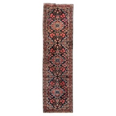 Tapis de course antique Malayer aux couleurs éclatantes