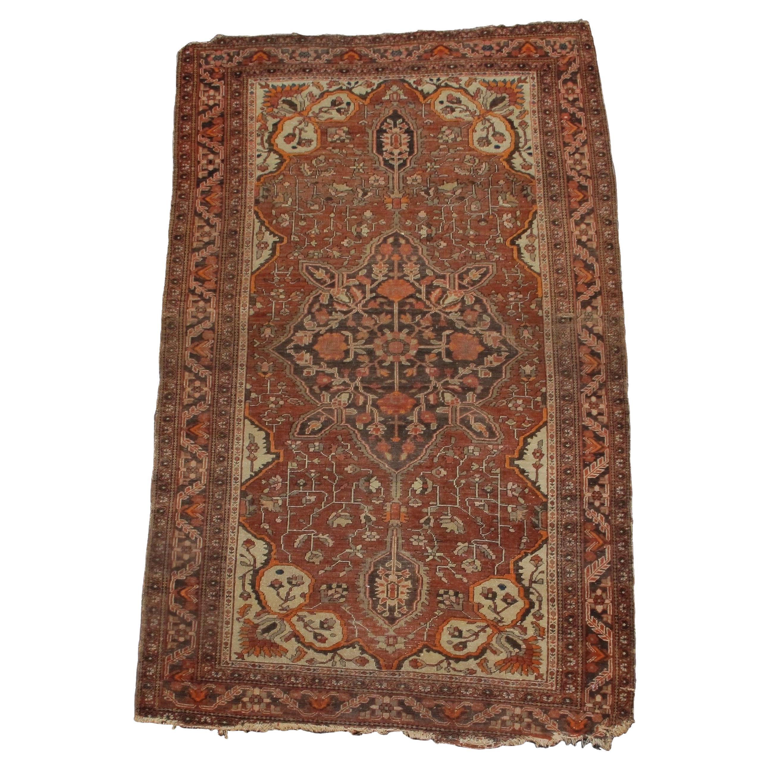 Antiker Malayer Sarouk-Teppich, frühes 20. Jahrhundert im Angebot
