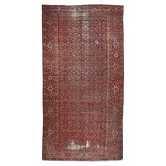 Alfombra antigua Malayer Shabby Chic 6'6'' x 12'8''
