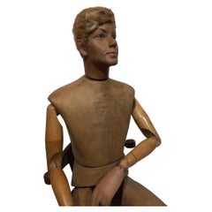 Antique Male Mannequin in Life Size, Ca 1920, Rare