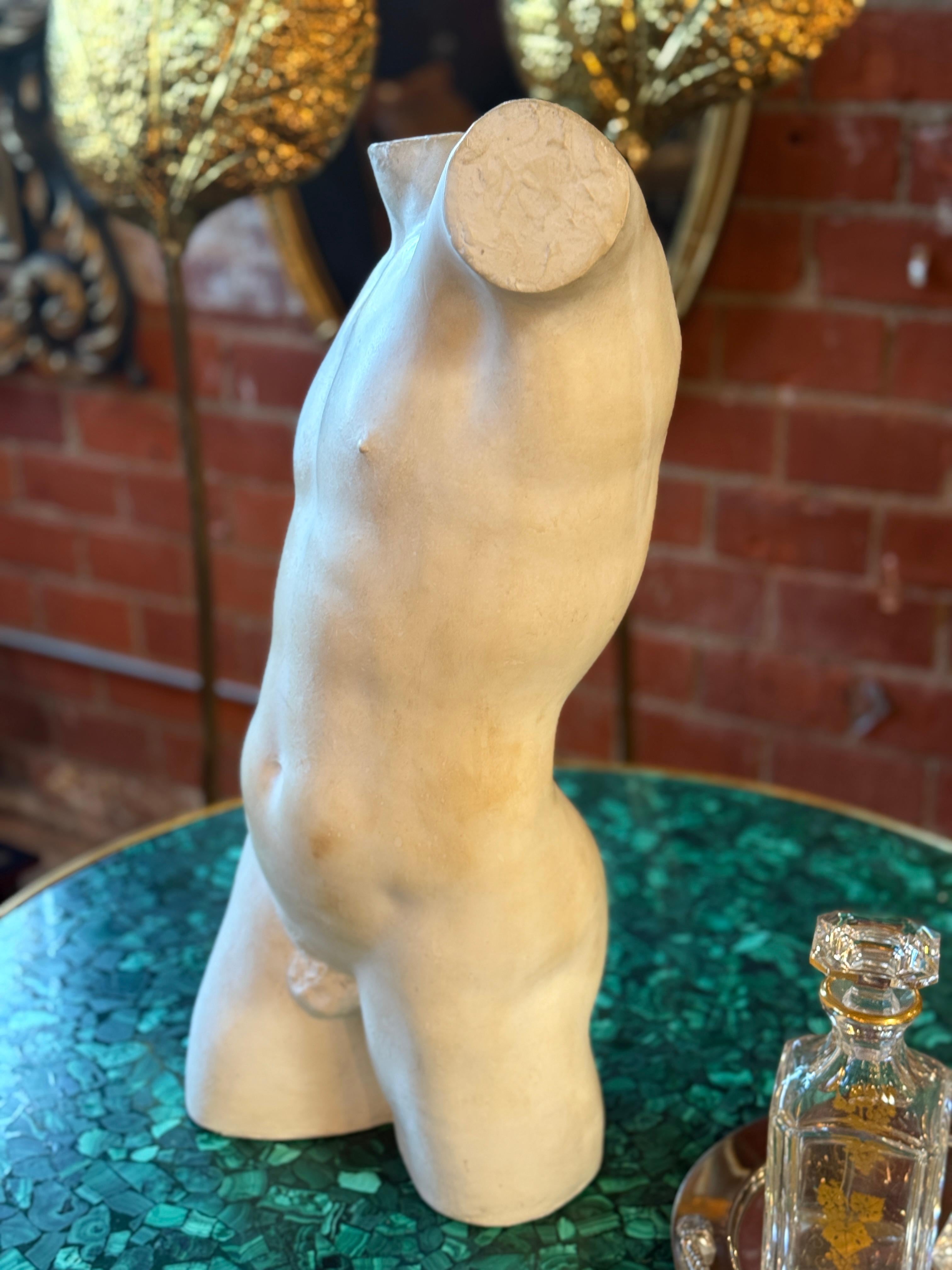 Antique Male Torso Bust en venta 1