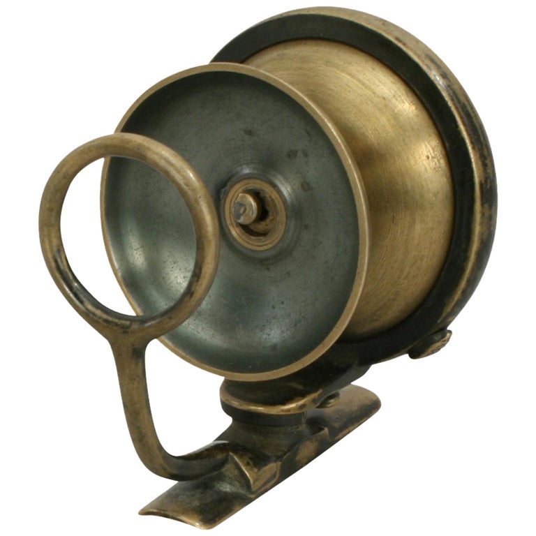Antique Malloch Side casting Fishing Reel For Sale at 1stdibs