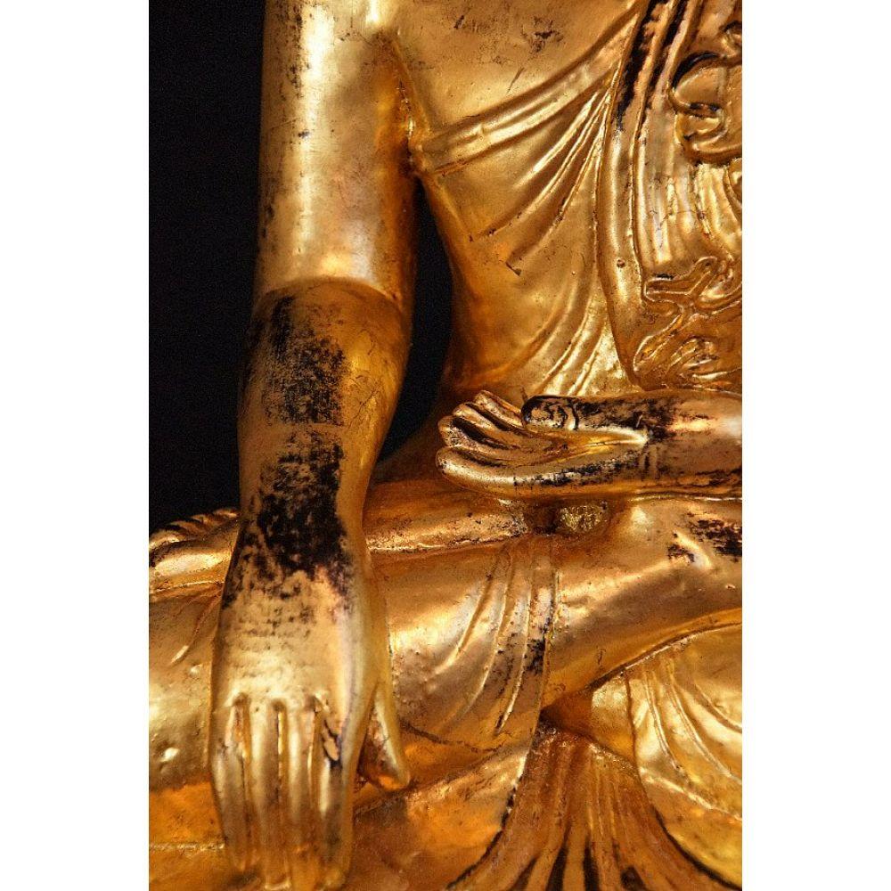 Antique Mandalay Buddha from Burma For Sale 6