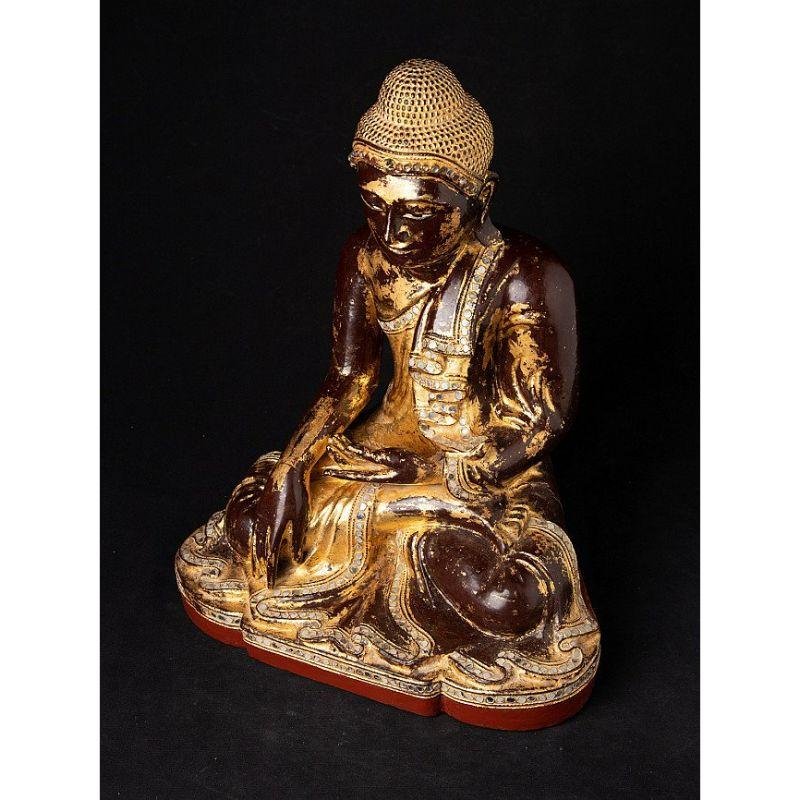 Antique Mandalay Buddha Statue from Burma For Sale 7