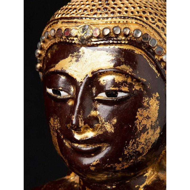 Antique Mandalay Buddha Statue from Burma For Sale 9