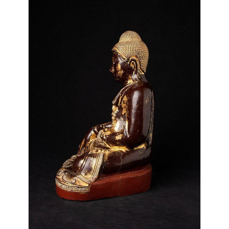 Burmese Antique Mandalay Buddha Statue from Burma For Sale