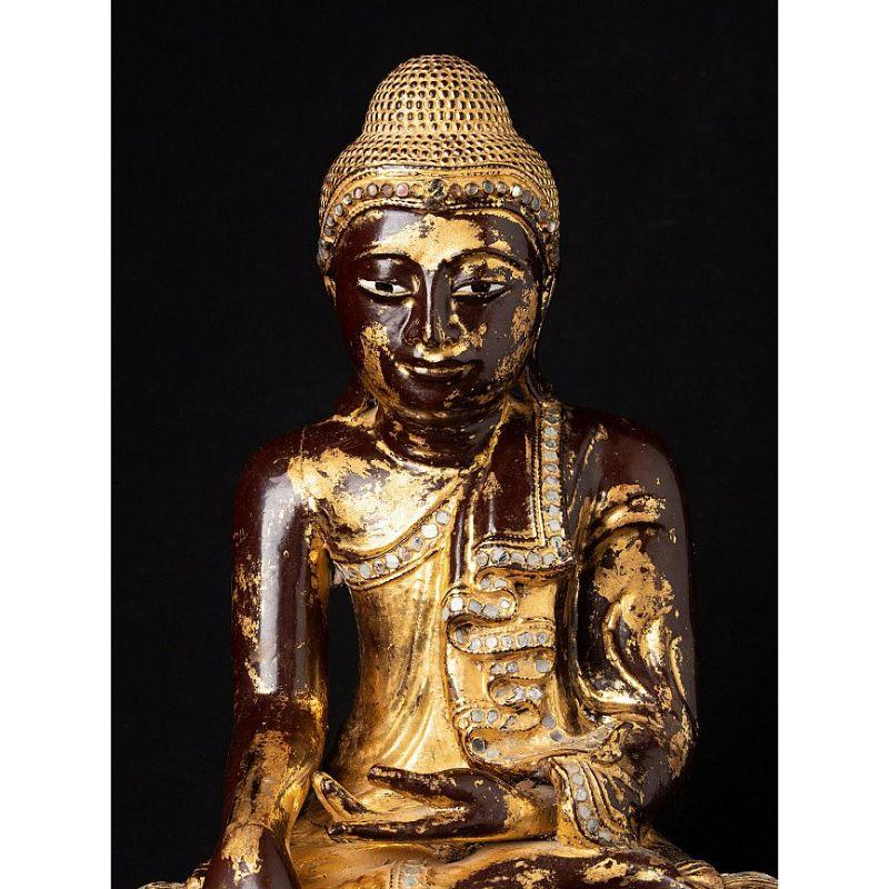 Antique Mandalay Buddha Statue from Burma For Sale 2